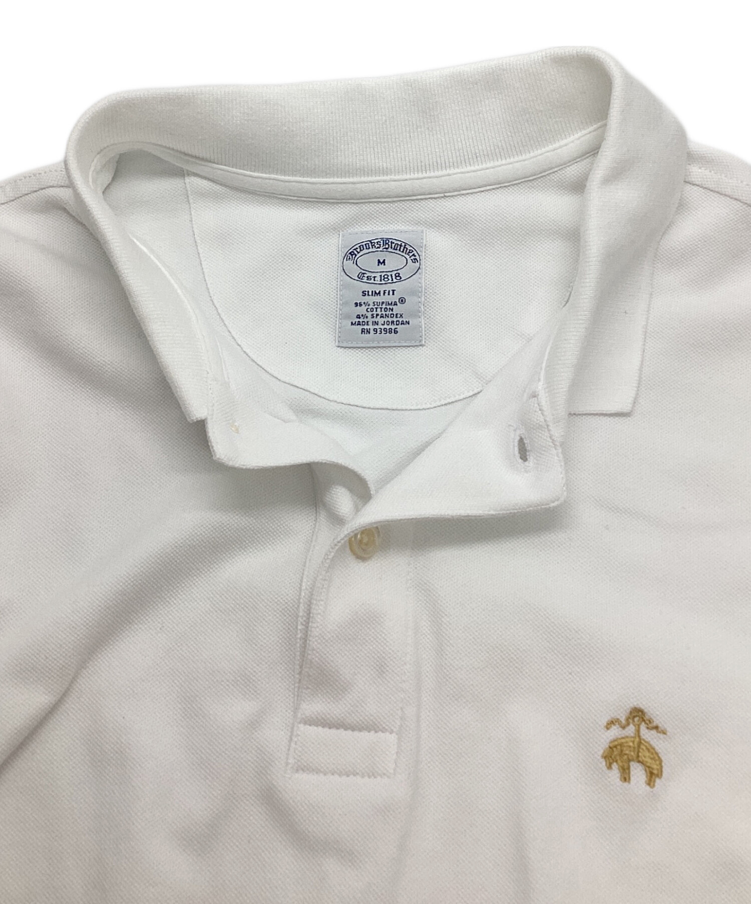 中古・古着通販】BROOKS BROTHERS (ブルックスブラザーズ) 鹿の子半袖 