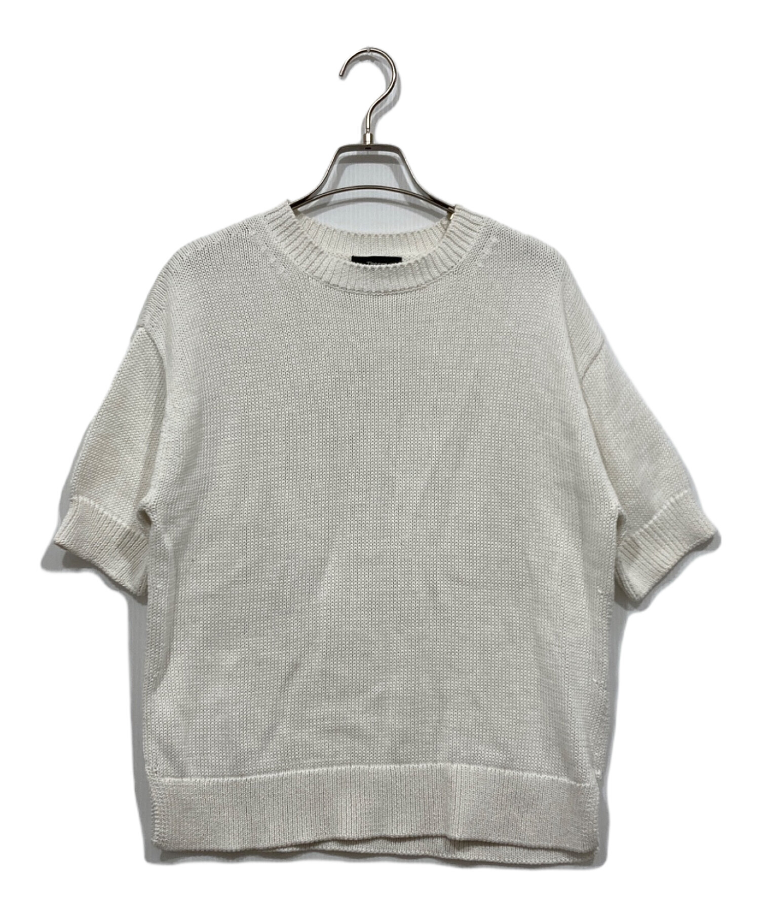 中古・古着通販】theory (セオリー) 半袖コットンニット / CN BOXY PO 