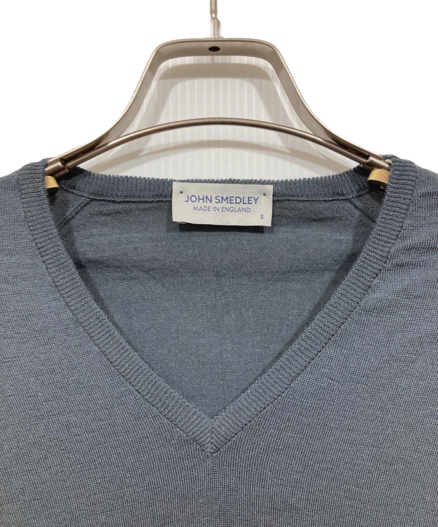 中古・古着通販】JOHN SMEDLEY (ジョンスメドレー) Vネックニット 