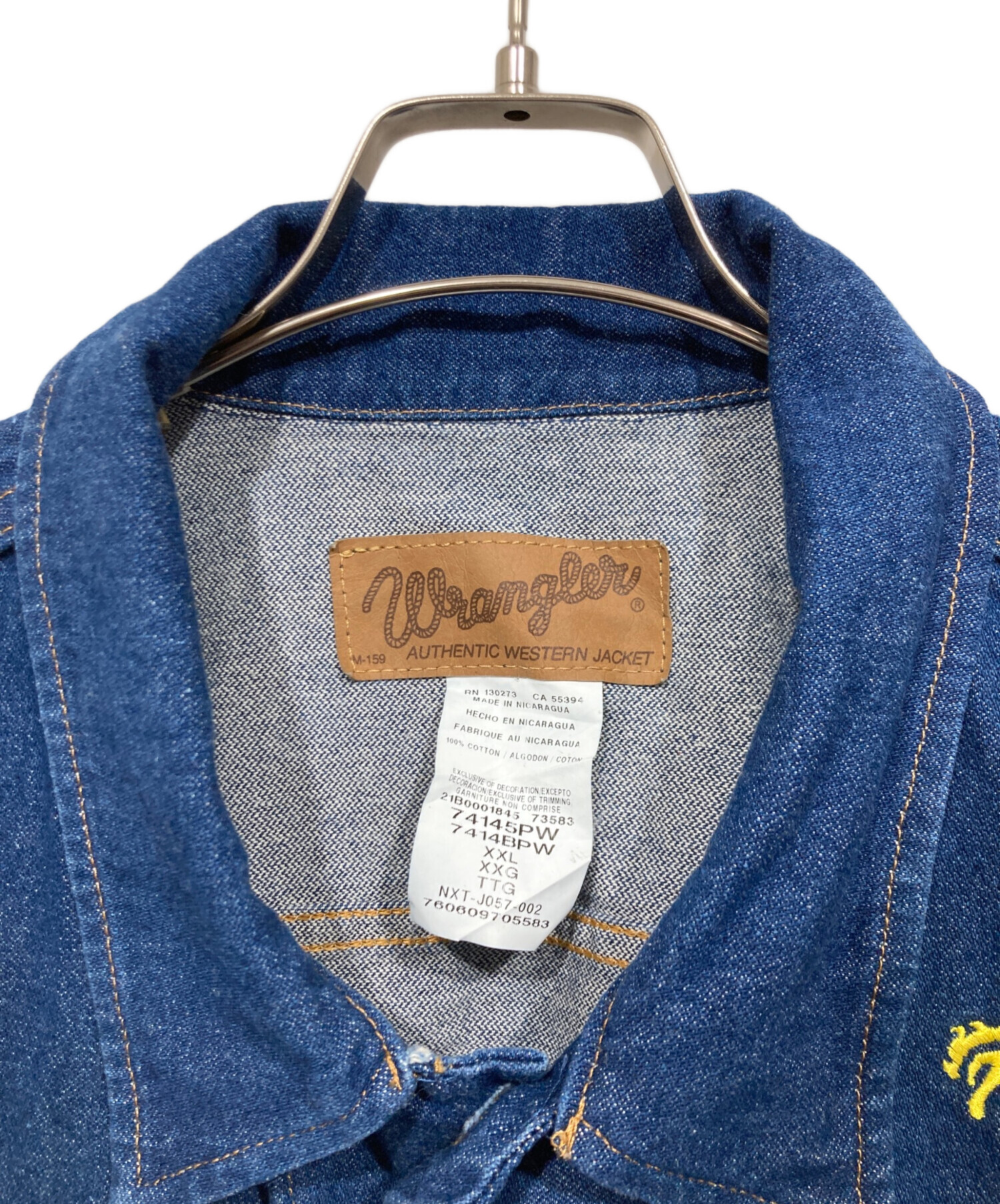 中古・古着通販】Wrangler (ラングラー) デニムジャケット インディゴ 