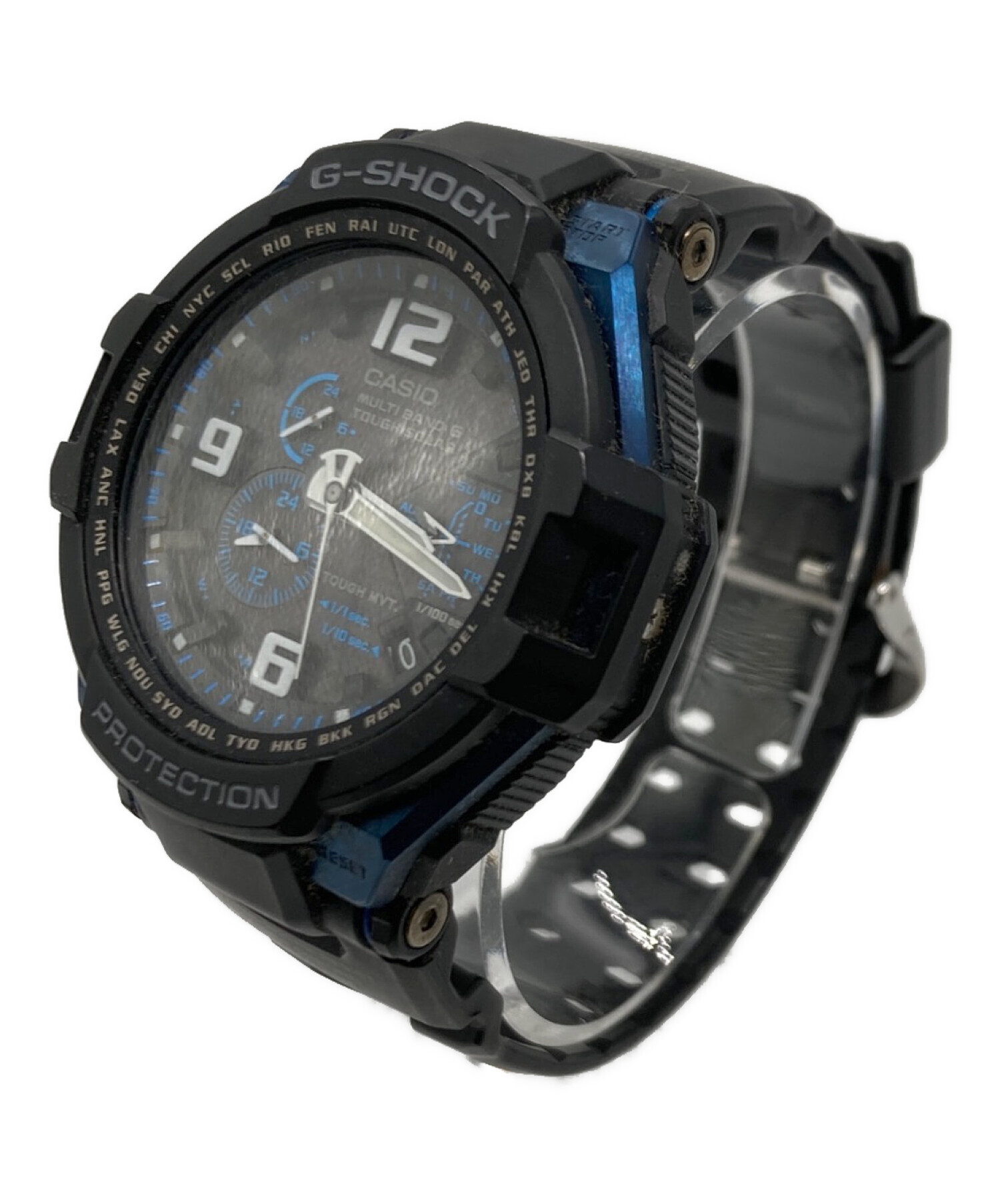 中古・古着通販】CASIO (カシオ) クロノグラフ/G-SHOCK ブラック 