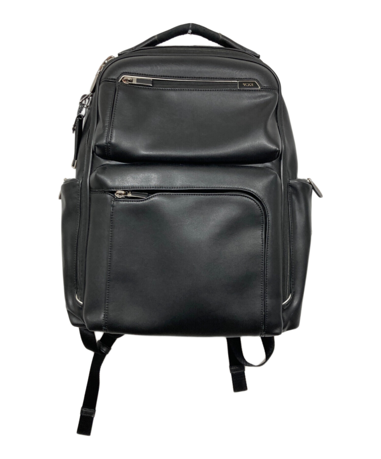 中古・古着通販】TUMI (トゥミ) レザーリュック ブラック｜ブランド 