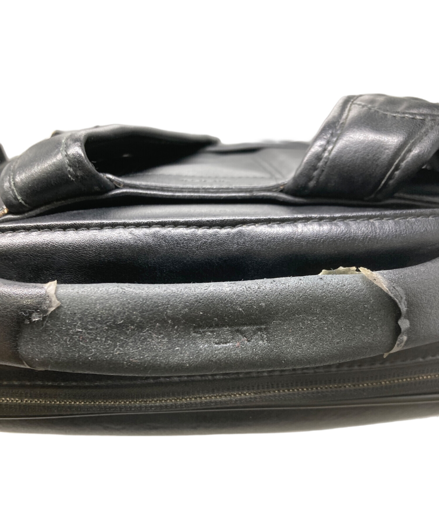 中古・古着通販】TUMI (トゥミ) レザーリュック ブラック｜ブランド 
