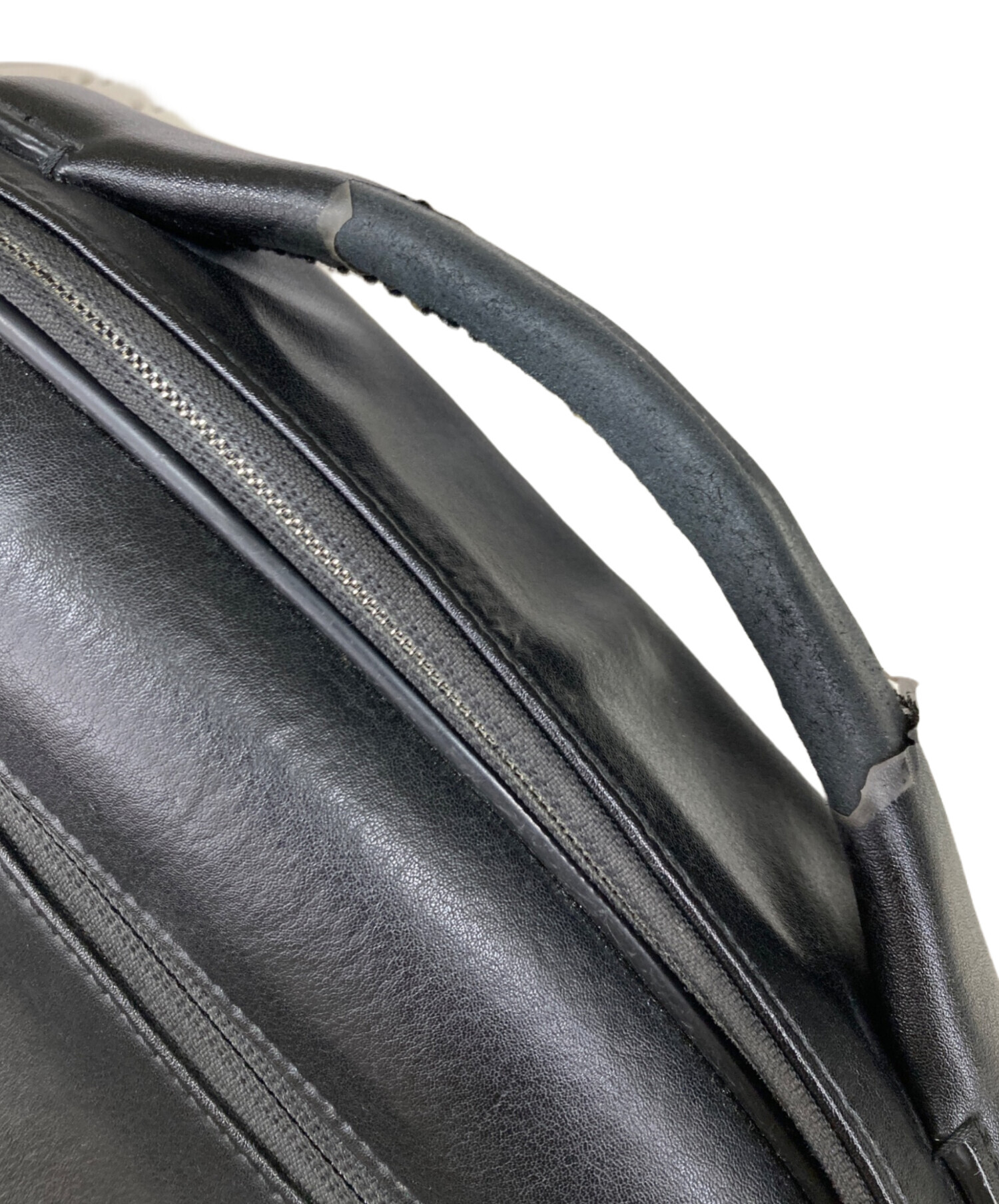 中古・古着通販】TUMI (トゥミ) レザーリュック ブラック｜ブランド