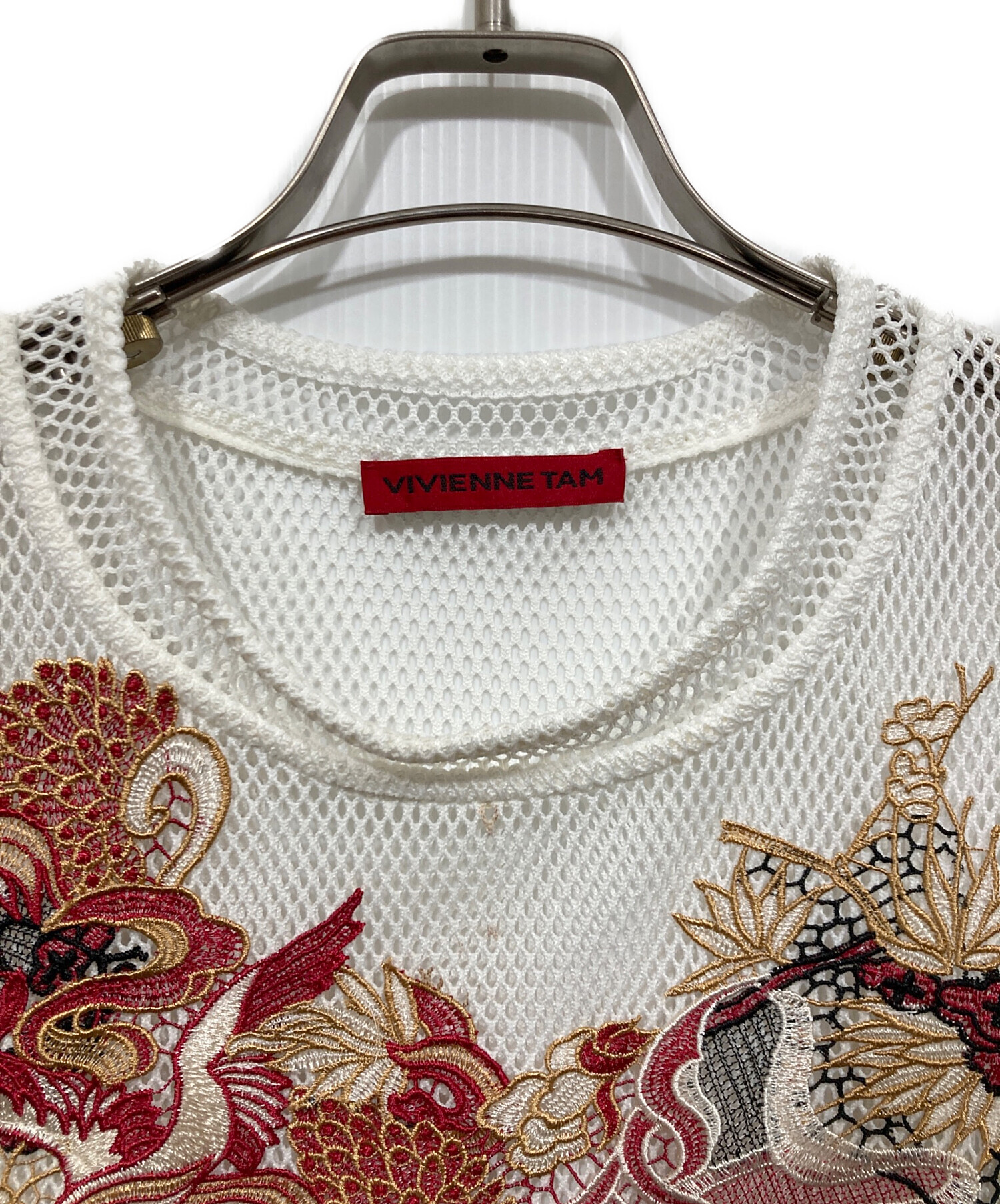 ヴィヴィアンタム 刺繍のワンピース ヴィヴィアンタム ワンピース 0