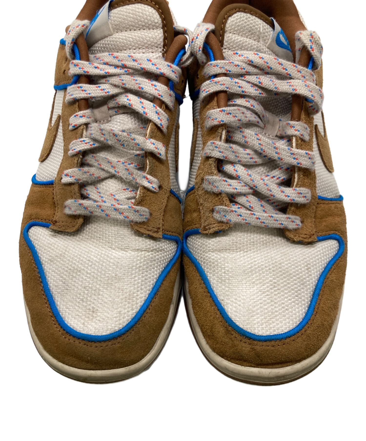 中古・古着通販】NIKE (ナイキ) DUNK LOW RETRO PRM ブラウン×ブルー 