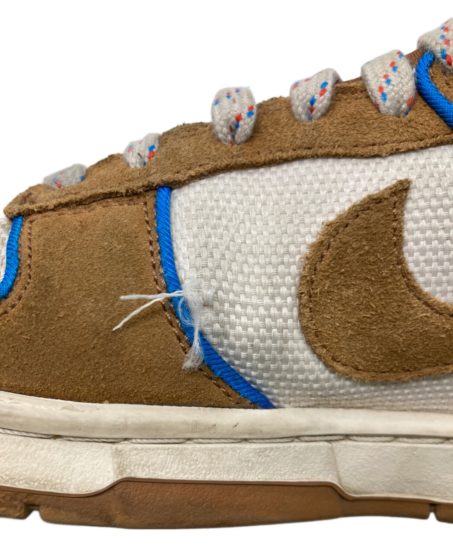 中古・古着通販】NIKE (ナイキ) DUNK LOW RETRO PRM ブラウン×ブルー 