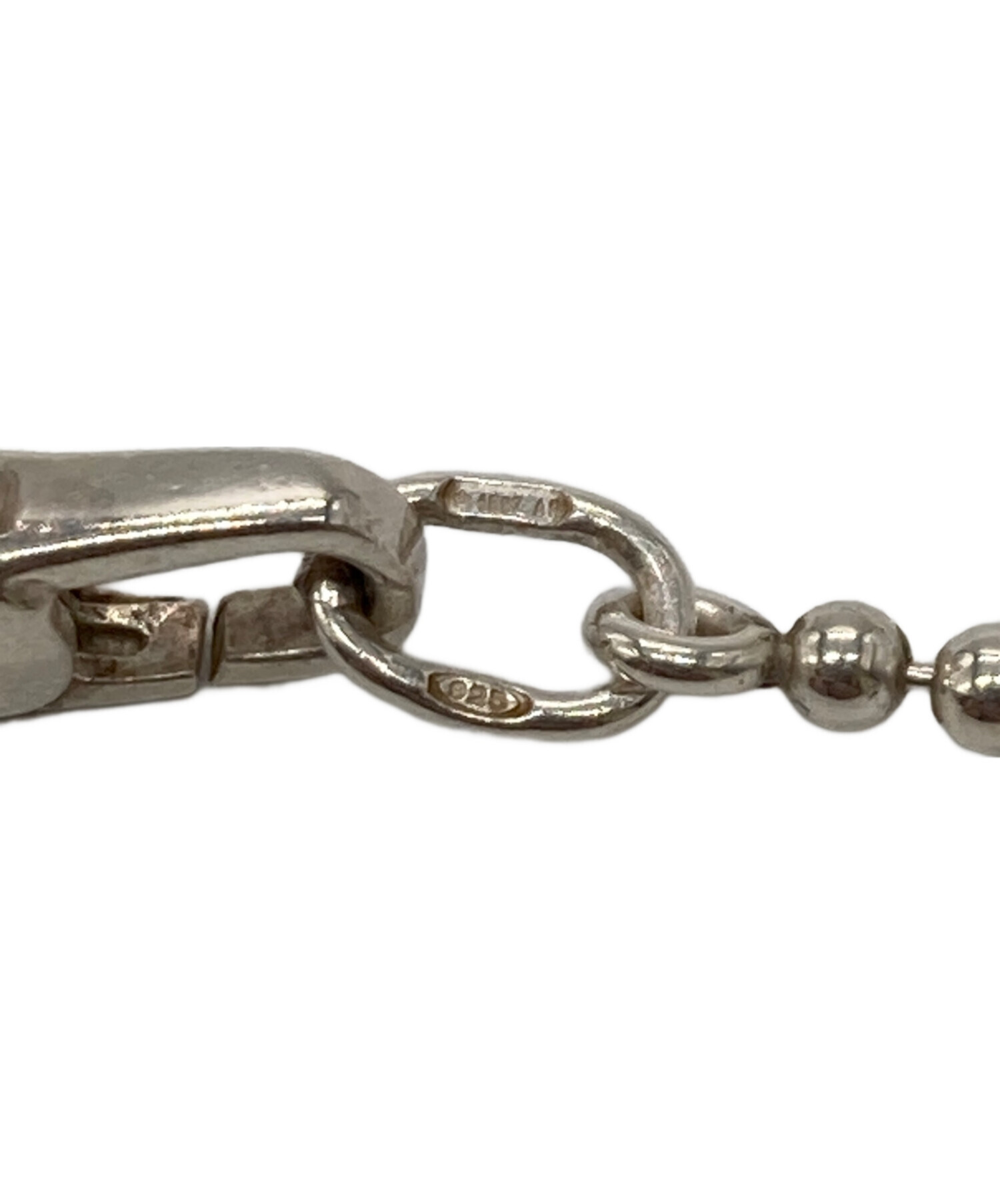 中古・古着通販】GUCCI (グッチ) オーバル ロゴプレートネックレス