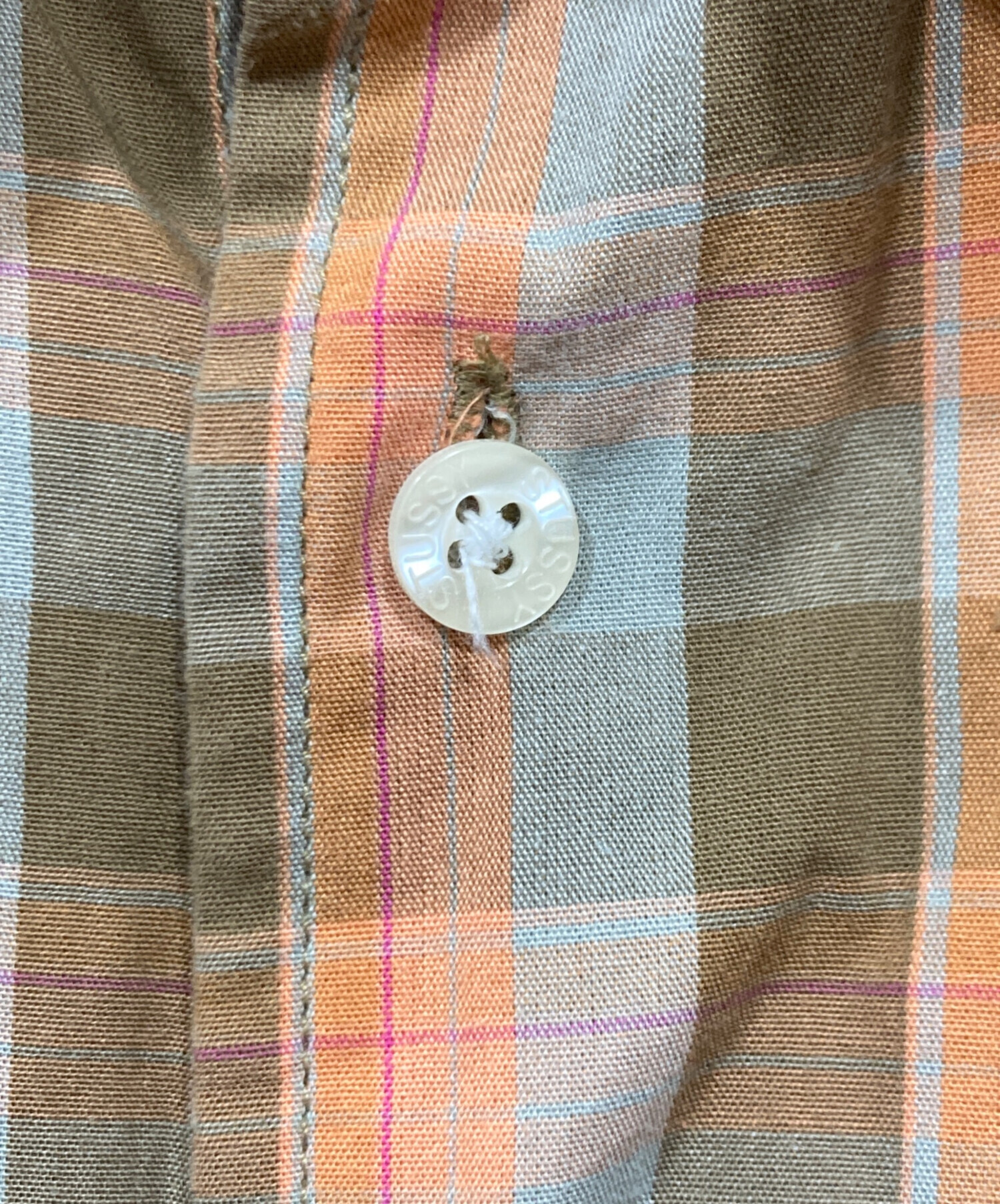 中古・古着通販】stussy (ステューシー) チェックシャツ ブラウン