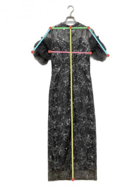 中古・古着通販】ANDRESD (アンドレスド) キーネックエンブロイダリー