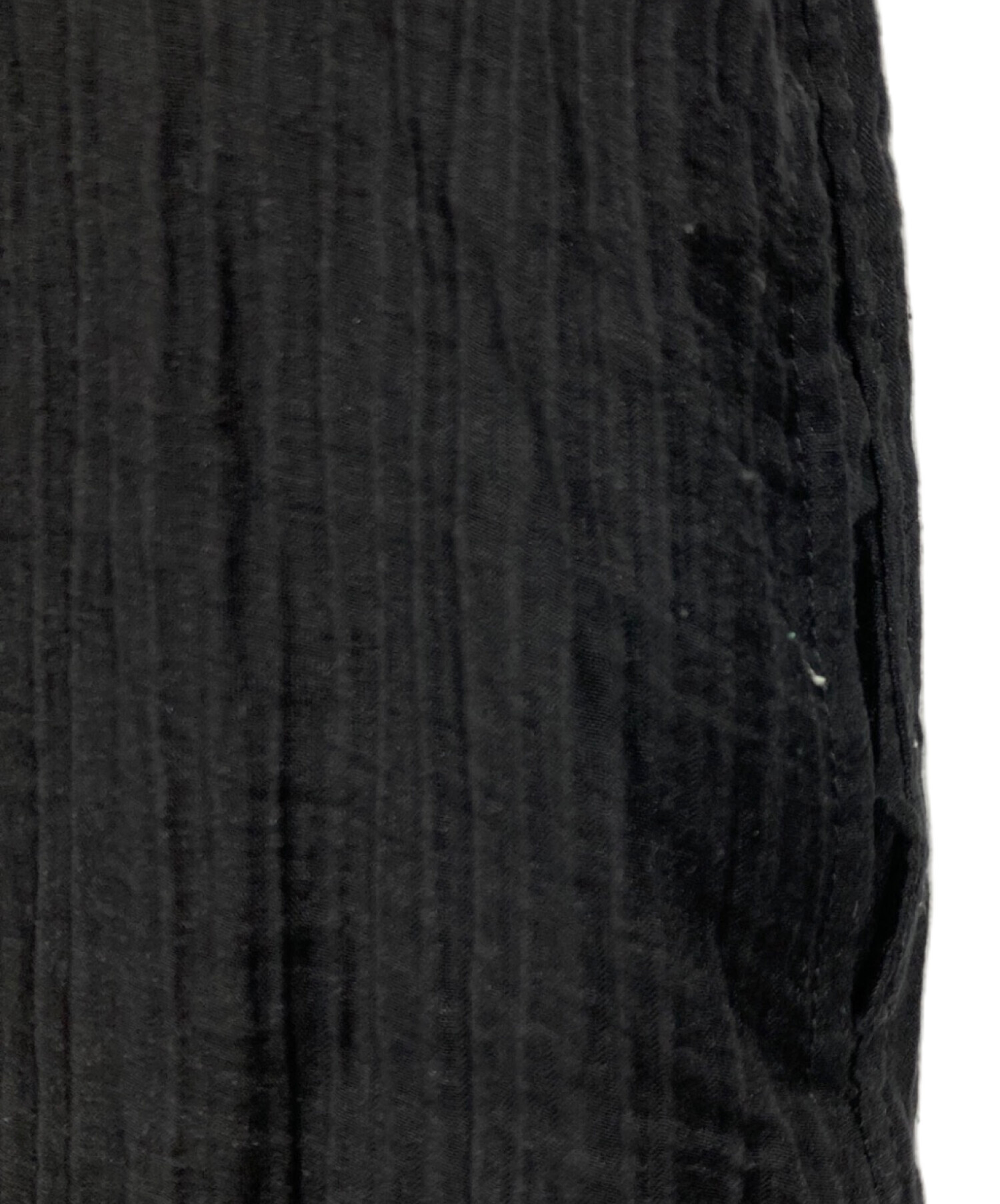 中古・古着通販】KASTANE (カスタネ) ギャザーオールインワン ブラック