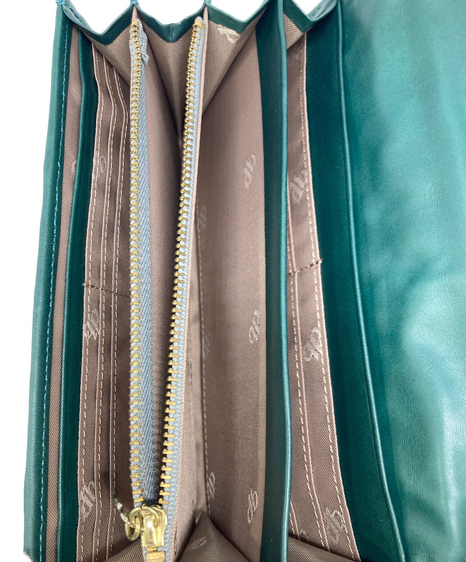 中古・古着通販】DECOBRANCHE (デコブランシェ) 立体花柄長財布 ブルー