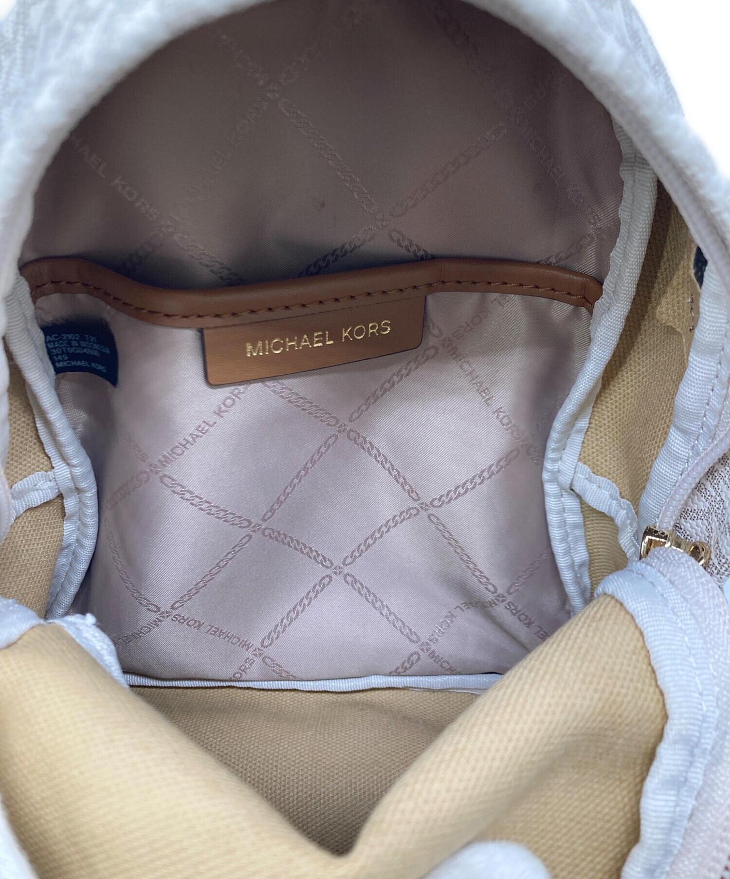中古・古着通販】MICHAEL KORS (マイケルコース) モノグラムリュック