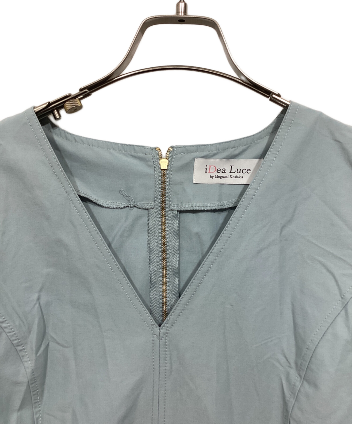 中古・古着通販】i Dea Luce (イデア ルーチェ) Vネックパフスリーブ 