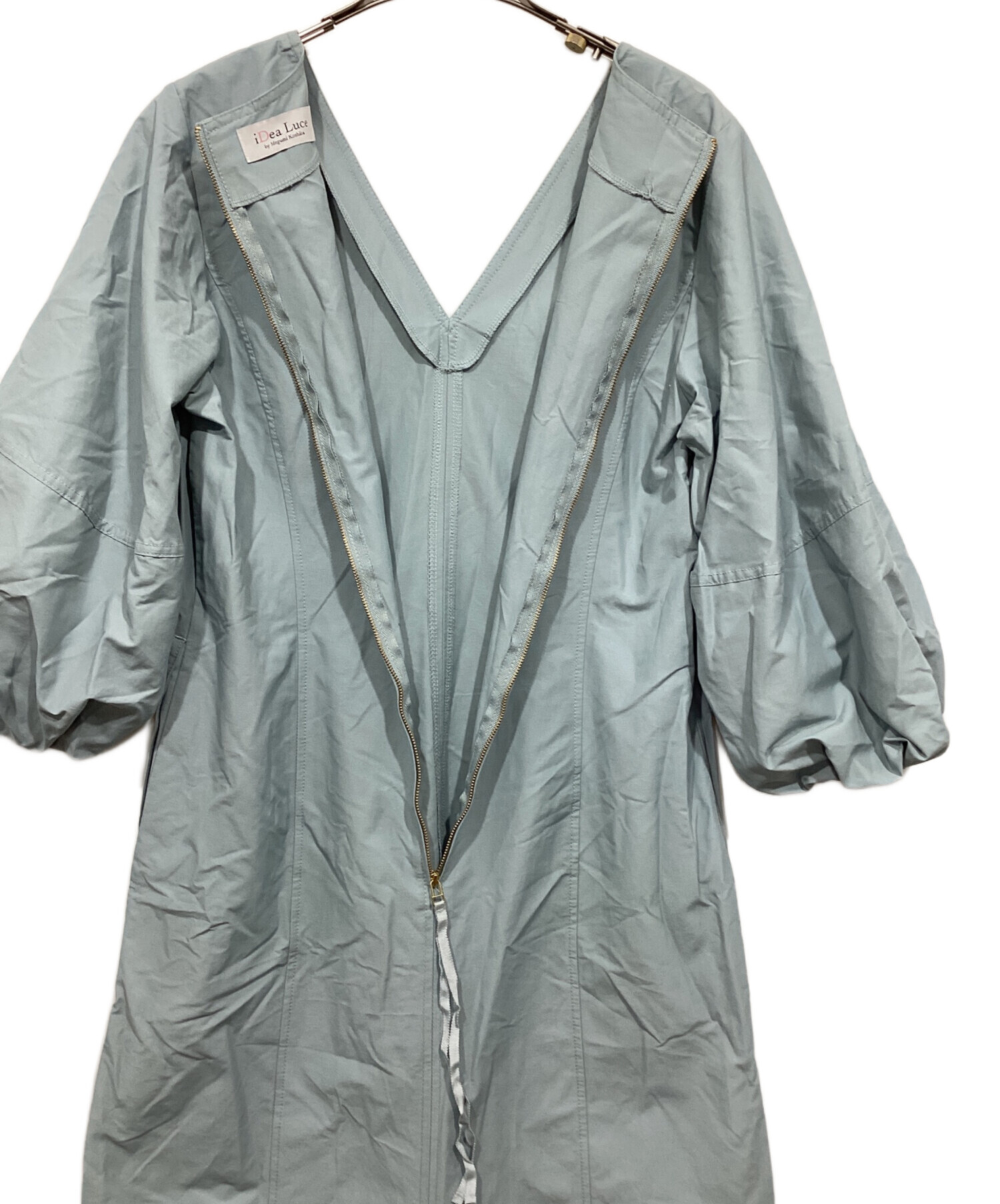 中古・古着通販】i Dea Luce (イデア ルーチェ) Vネックパフスリーブ 