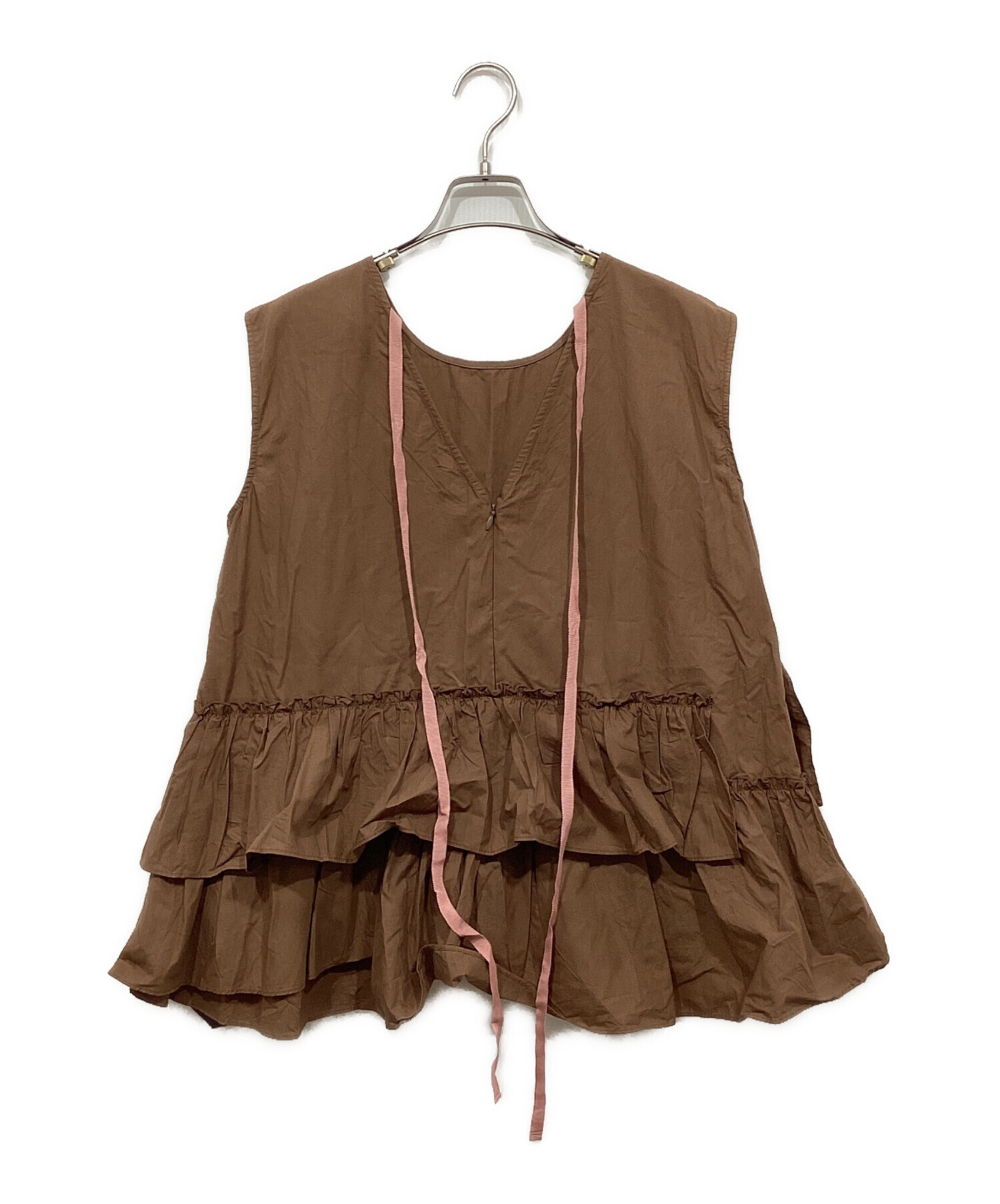 中古・古着通販】i Dea Luce (イデア ルーチェ) ノースリーブブラウス 