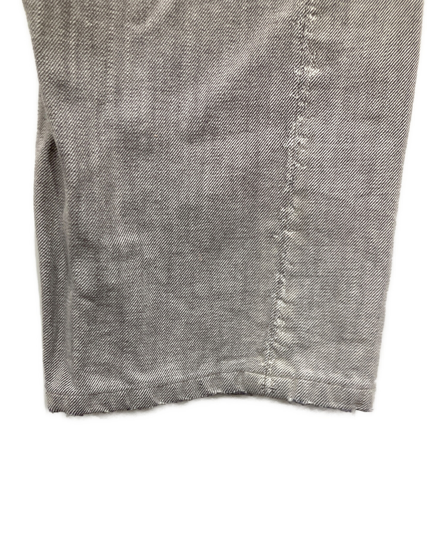 未使用極美品　ミーイッセイミヤケ　24AW フラットデニムパンツ　グレー 未使用極美品 ミーイッセイミヤケ 24AW フラットデニムパンツ グレー