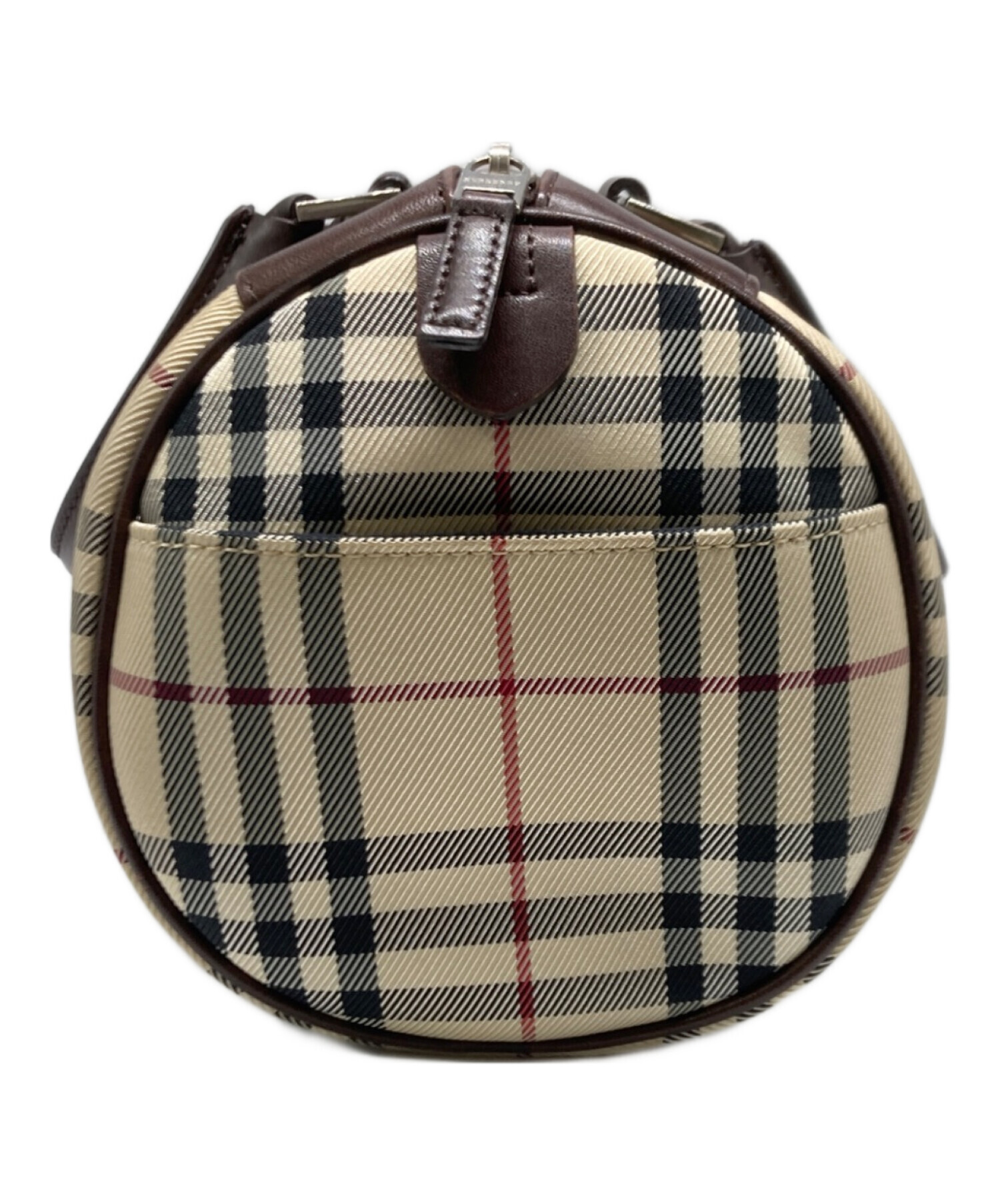 ノバチェック BURBERRY バーバリー ミニボストン ミニハンドバッグ