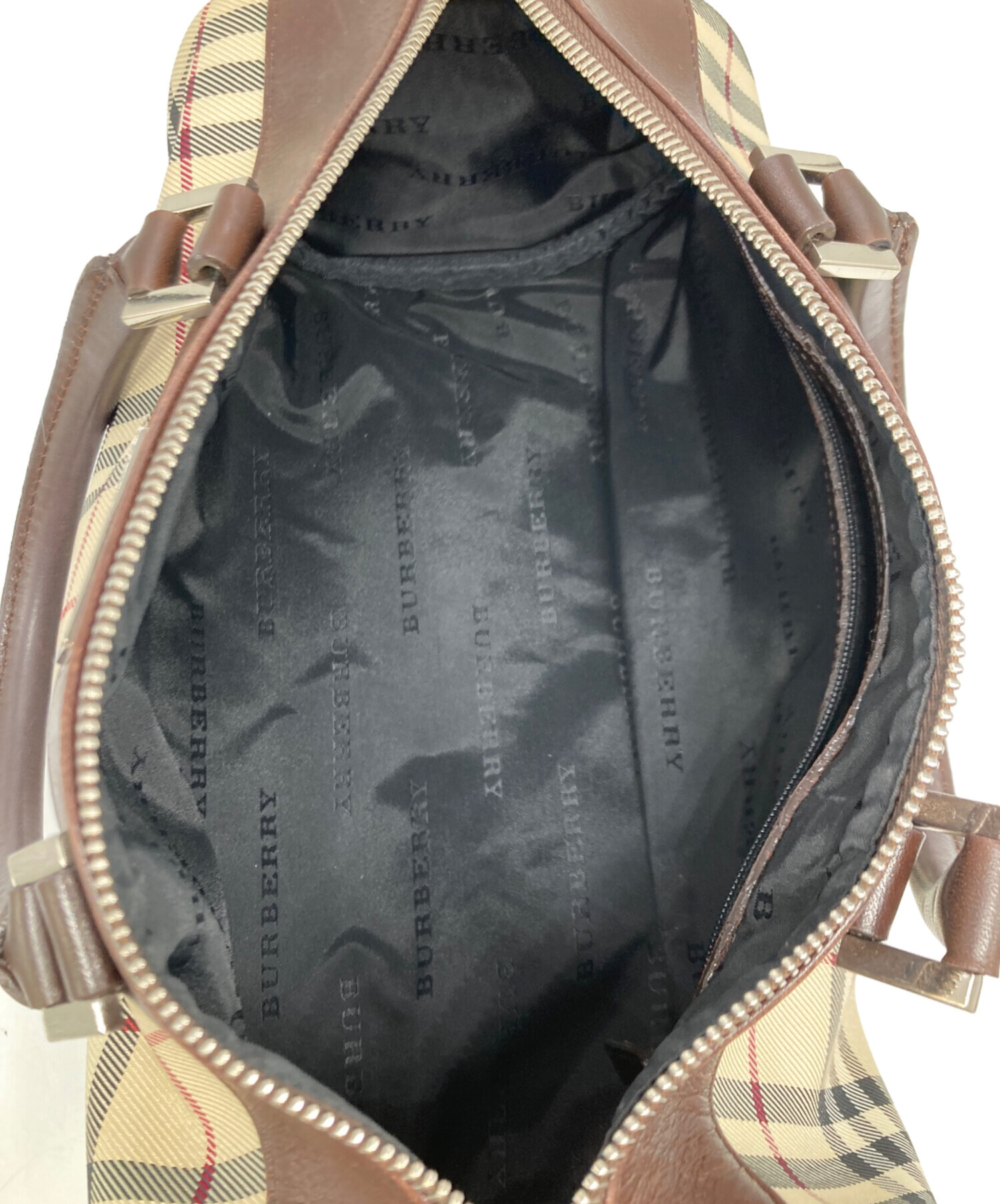 中古・古着通販】BURBERRY (バーバリー) ノバチェック ミニボストン 