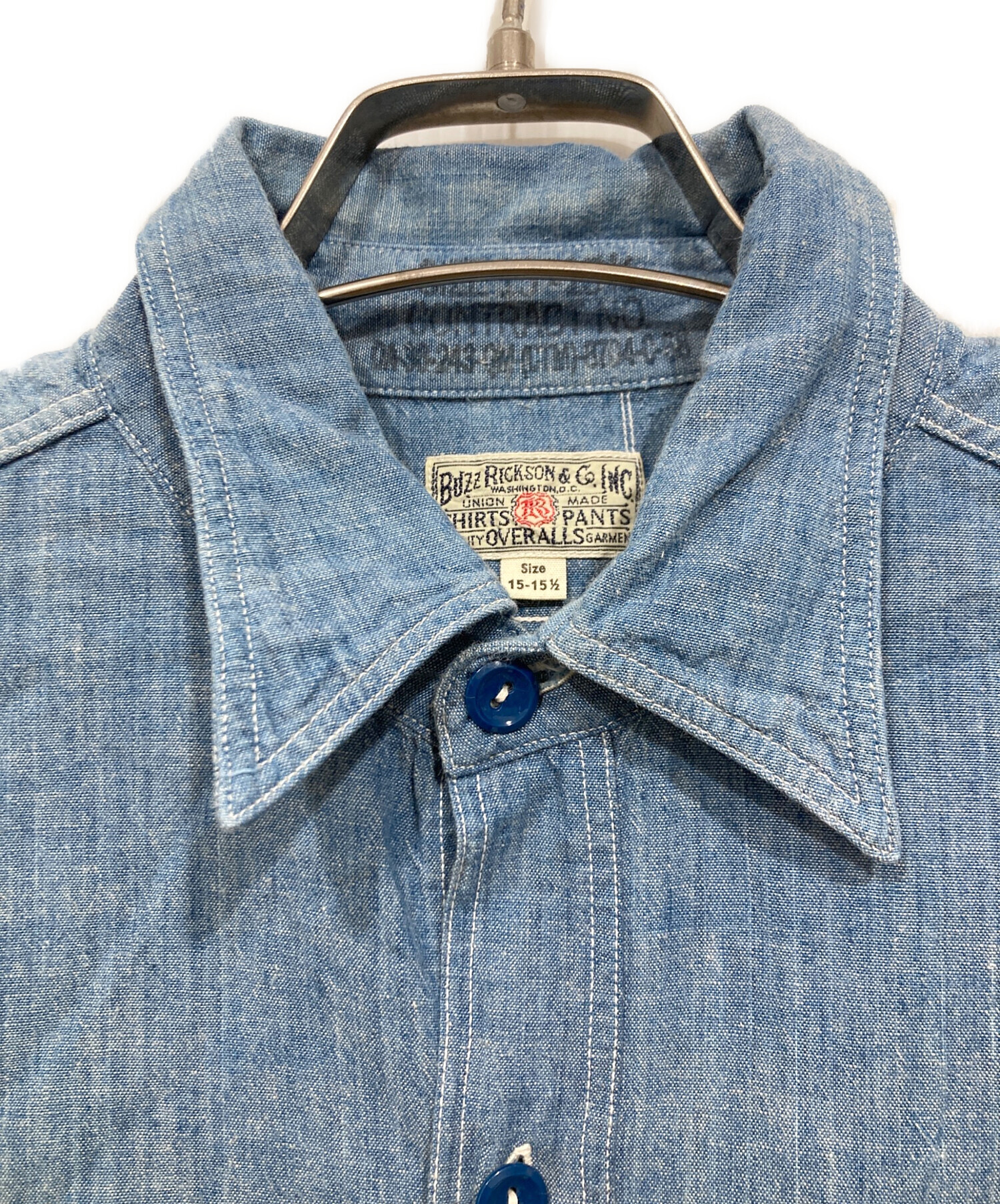 中古・古着通販】Buzz Rickson's (バズリクソンズ) シャンブレー半袖