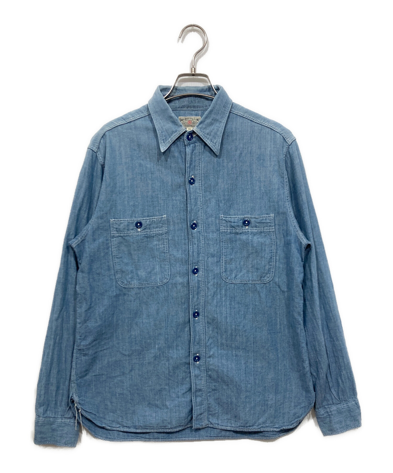 中古・古着通販】Buzz Rickson's (バズリクソンズ) シャンブレーシャツ 中古・古着通販】Buzz Rickson's (バズリクソンズ) シャンブレーシャツ