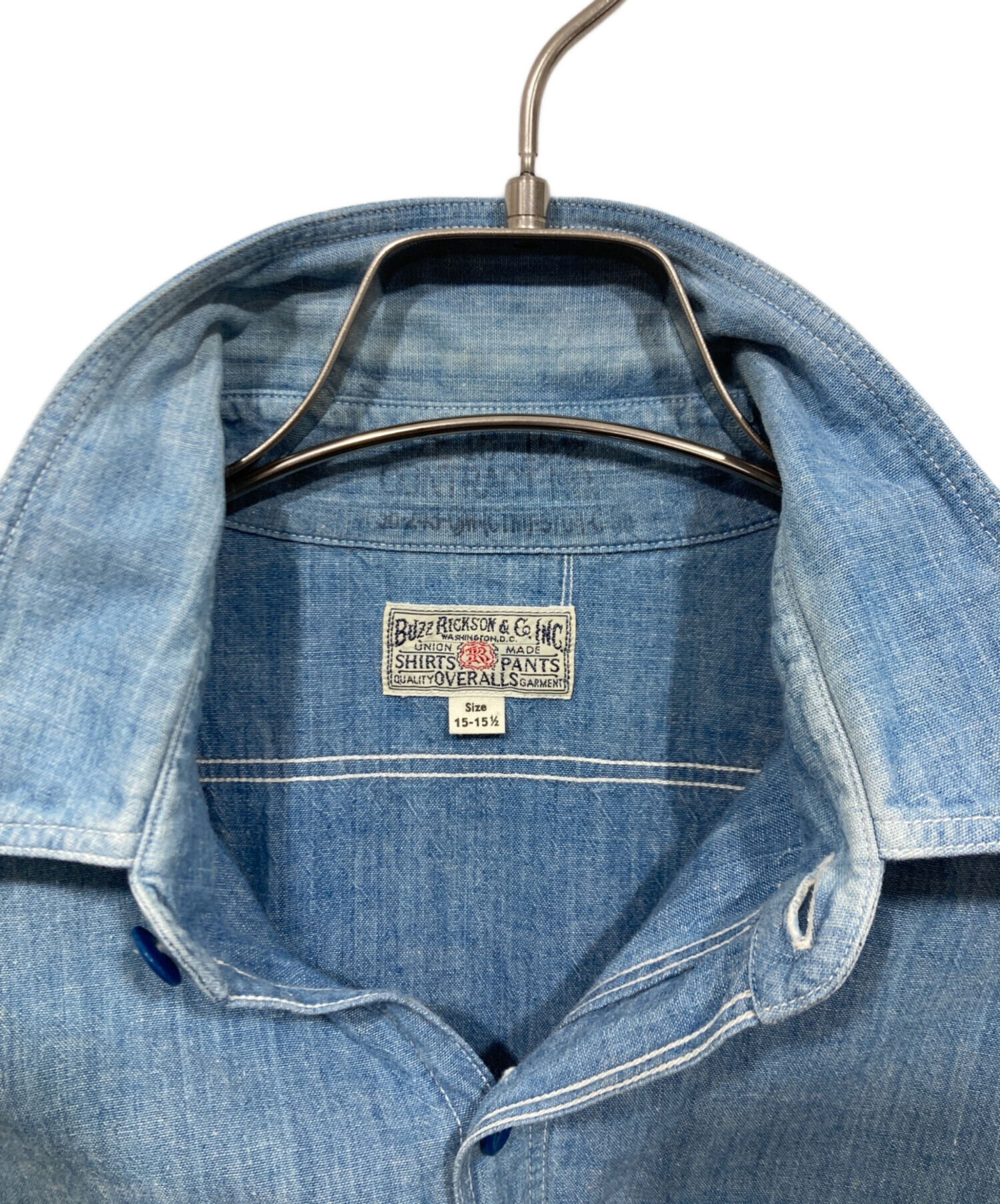 中古・古着通販】Buzz Rickson's (バズリクソンズ) シャンブレーシャツ