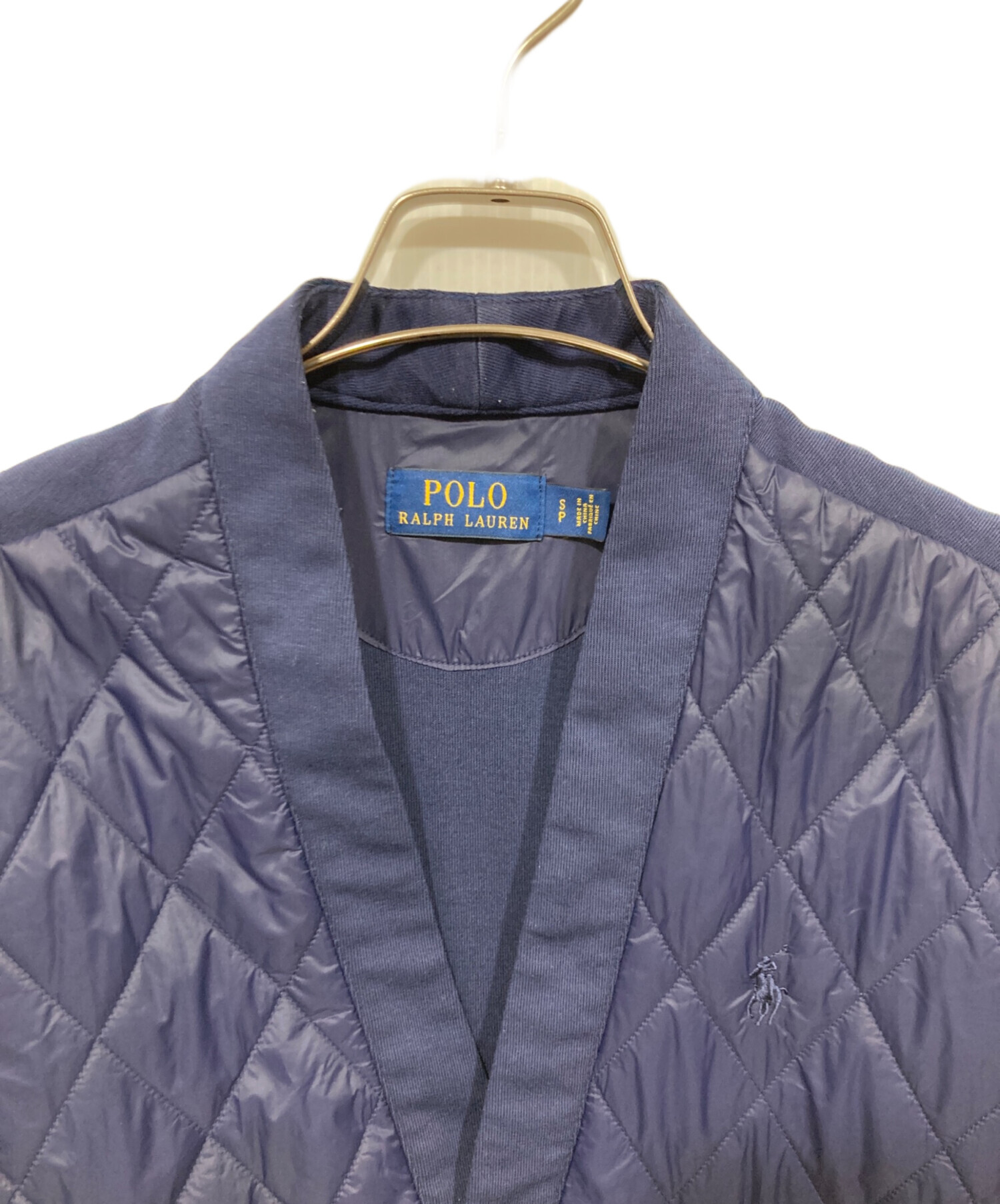 は Polo Ralph Lauren ニット×キルティング切替カーディガン 中古・古着通販】POLO RALPH LAUREN (ポロ・ラルフローレン