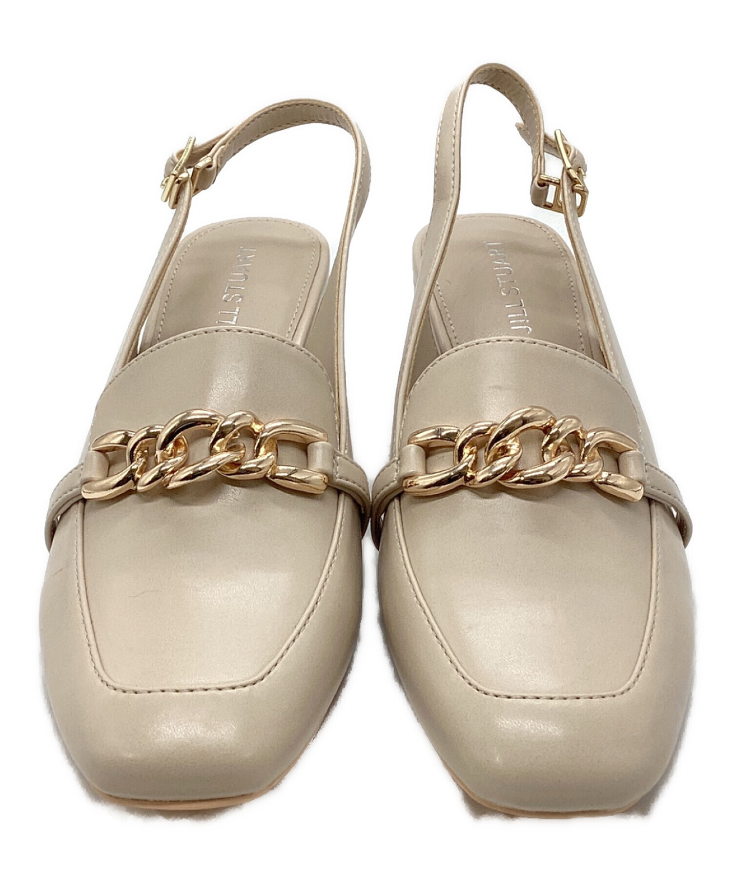 新品未使用パープルビジュー付きパンプス ジルバイジル