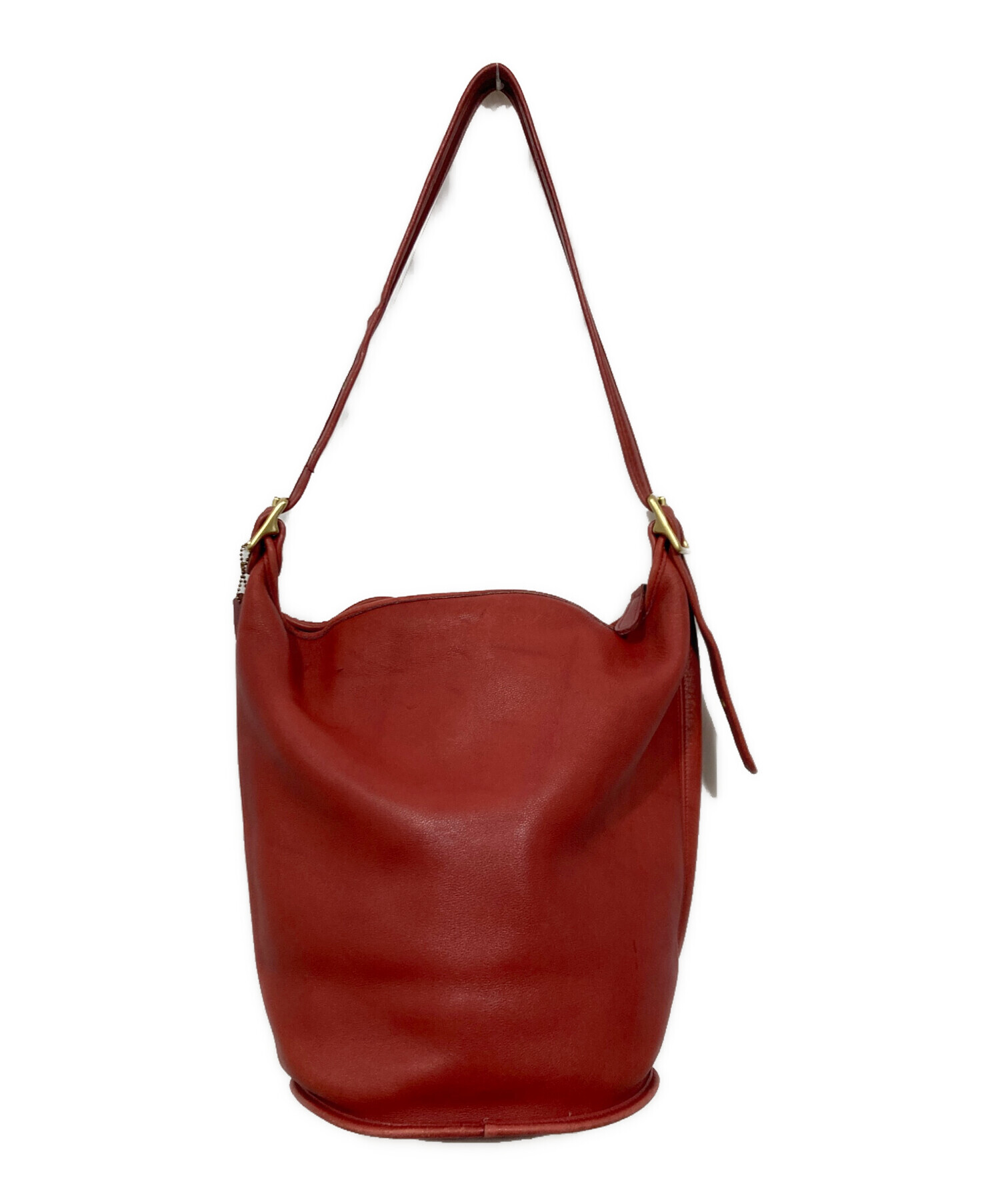 オ一ルドコ一チ　ショルダーバケツ型 オールドコーチ ☆ レザー ダッフル ショルダーバッグ B5OK バケツ型