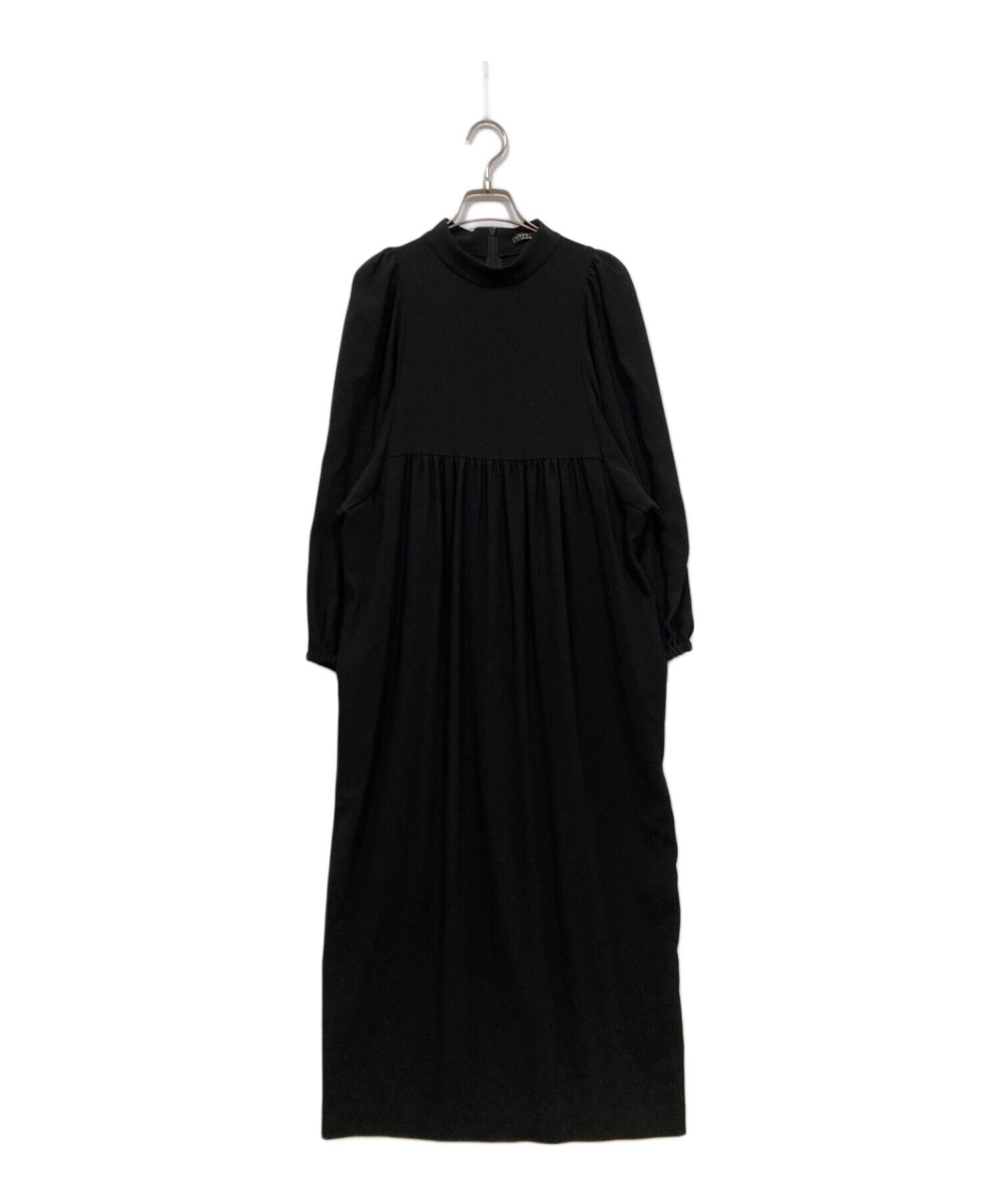 23AW❤️未使用級　ヴェルメイユパーイエナ　ロングワンピース　ブラック 23AW❤️未使用級 ヴェルメイユパーイエナ ロングワンピース ブラック
