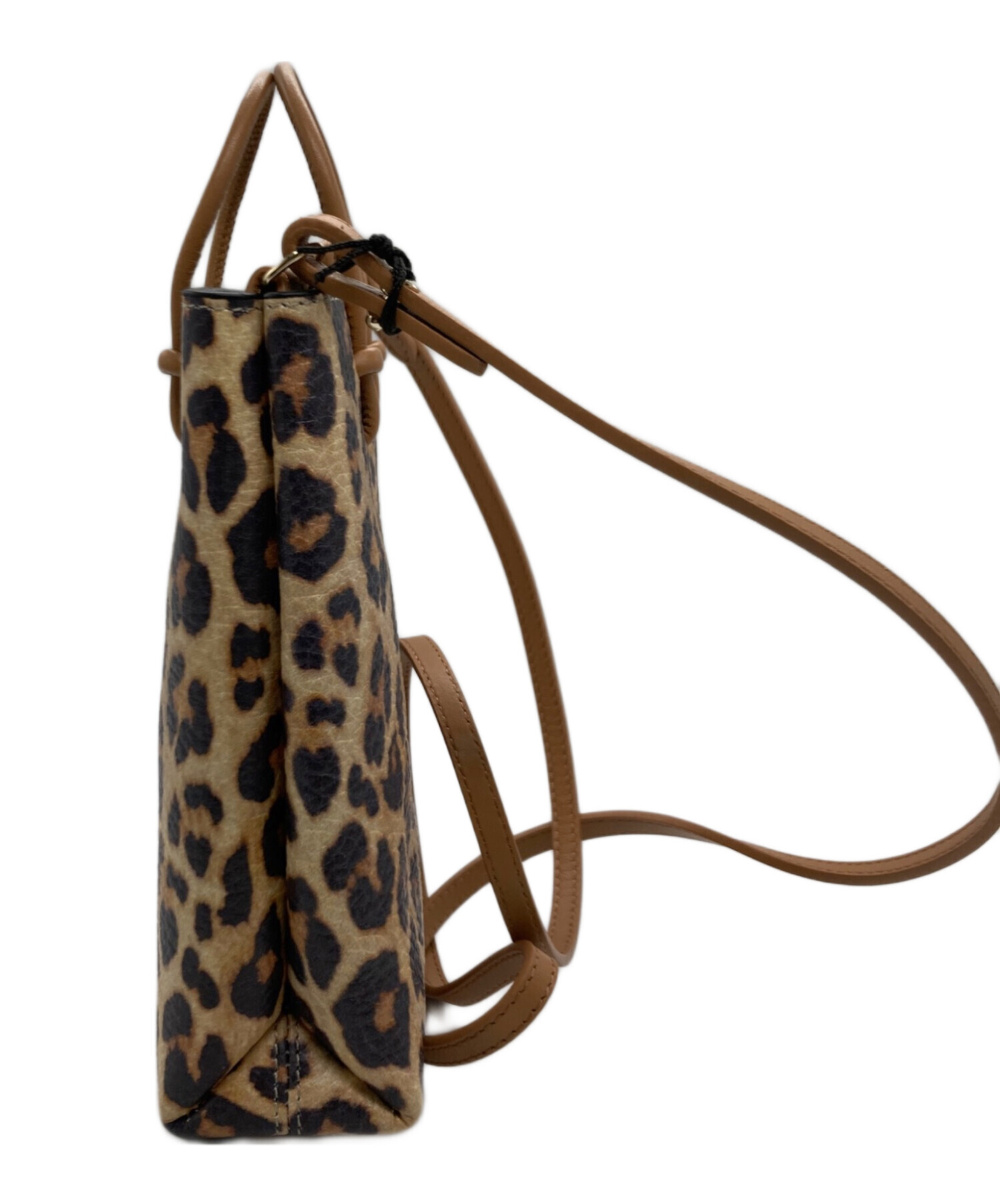 フルラ ショルダーバッグ レオパード 中古・古着通販】FURLA (フルラ) レオパード エッセンシャルミニバッグ