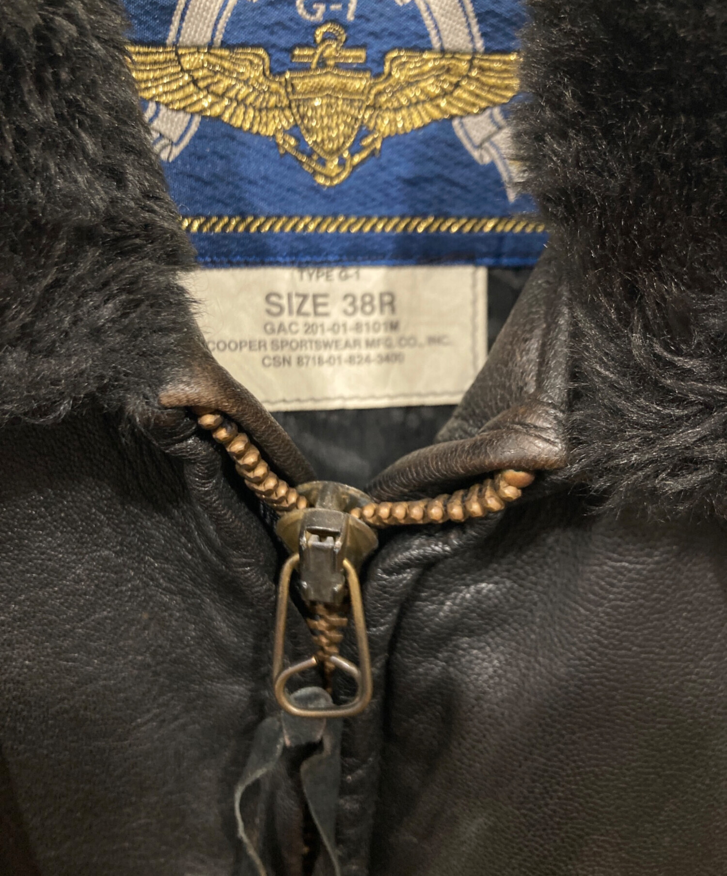中古・古着通販】cooper (クーパー) G-1フライトレザージャケット