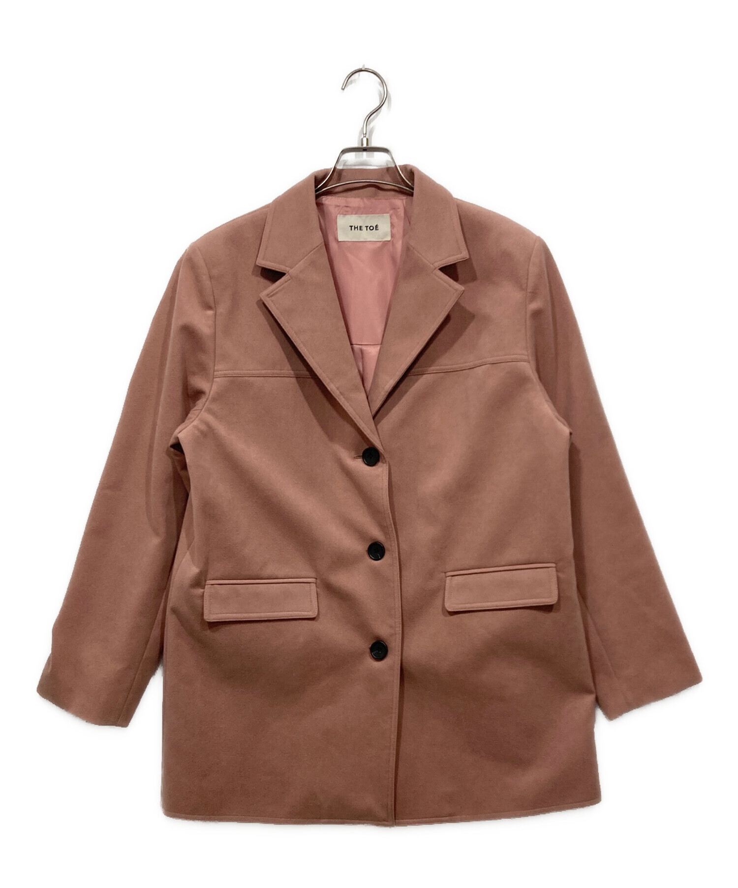中古・古着通販】the toe (ザ・トゥー) Piraeus Suede Jacket ピンク 