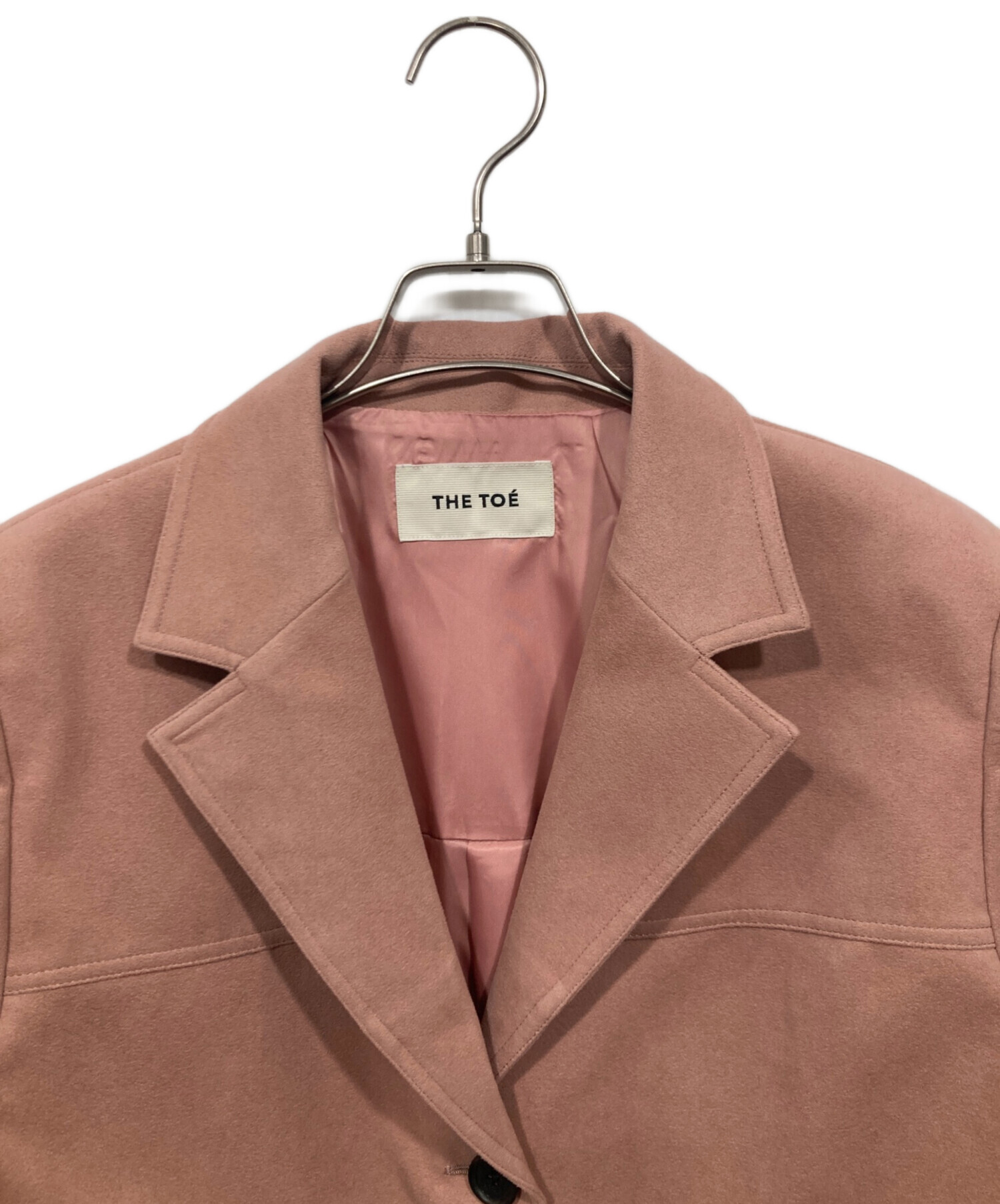中古・古着通販】the toe (ザ・トゥー) Piraeus Suede Jacket ピンク 
