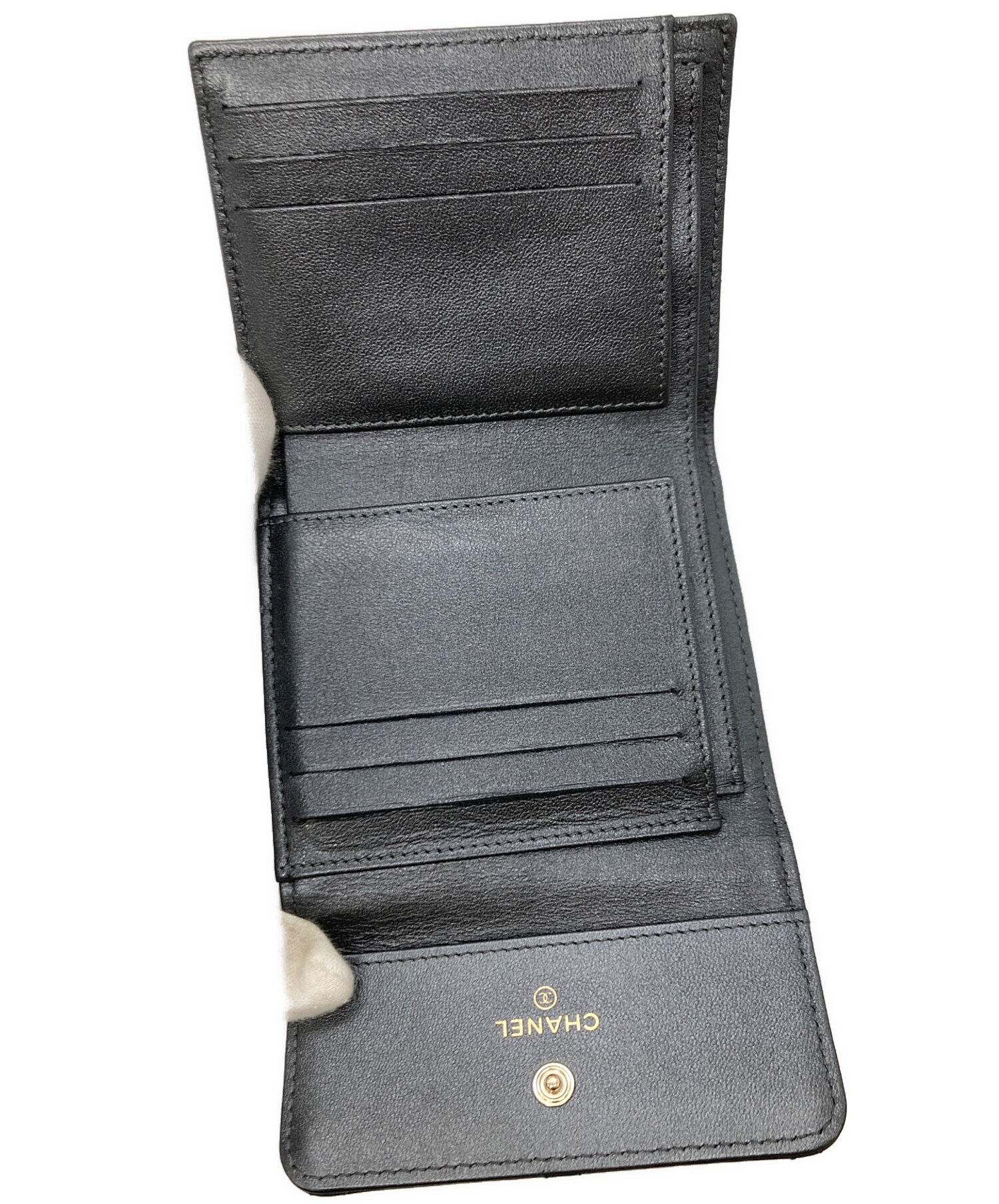 中古・古着通販】CHANEL (シャネル) スモールフラップウォレット