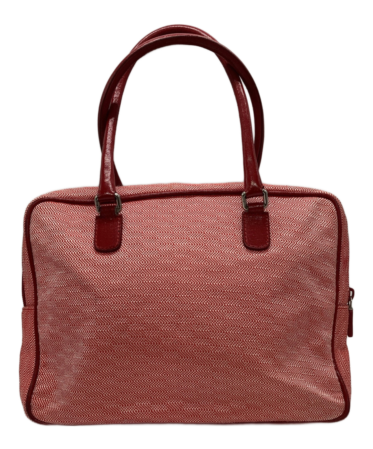 中古・古着通販】MIU MIU (ミュウミュウ) リボンハンドバッグ レッド 