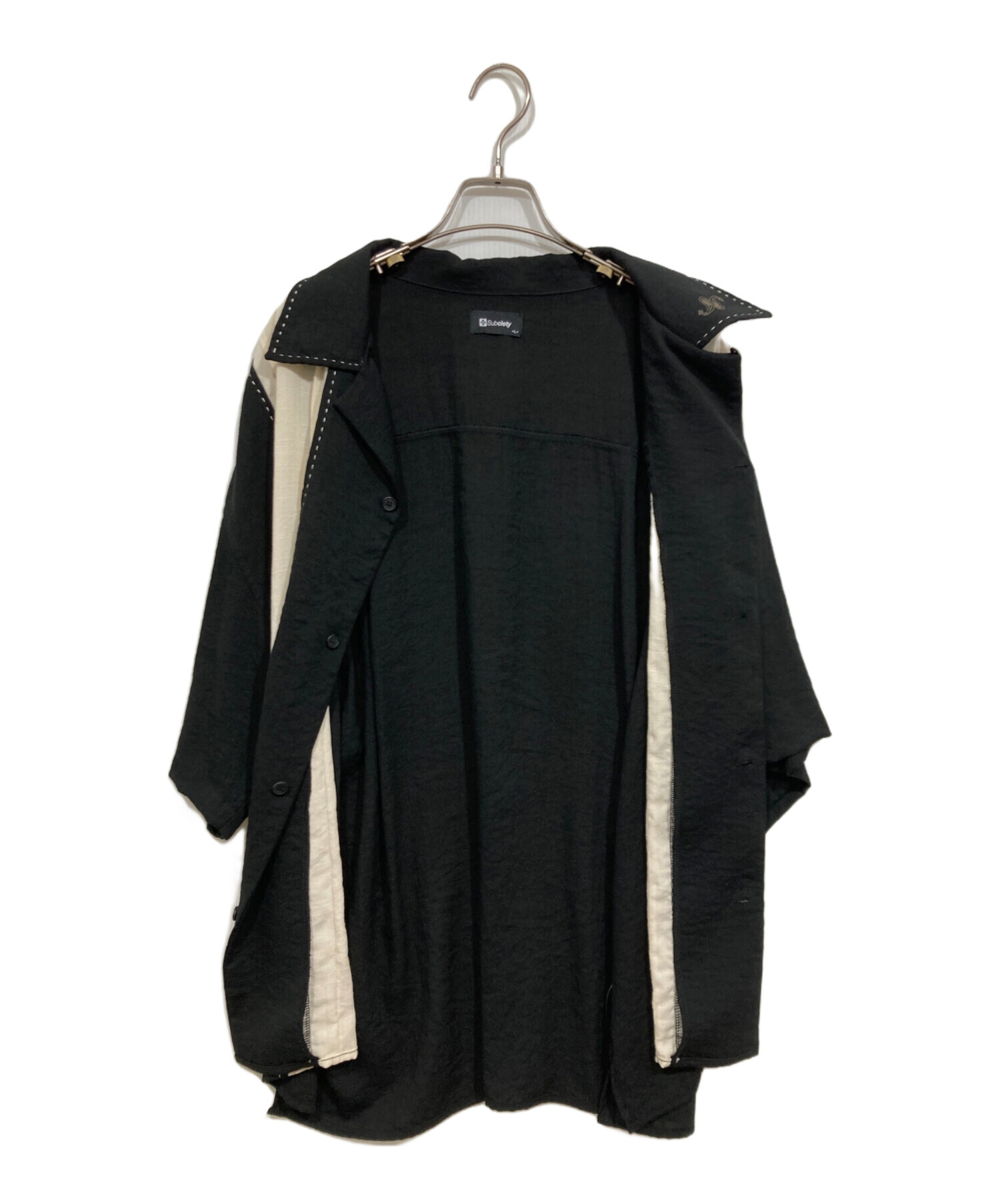 中古・古着通販】SUBCIETY (サブサエティ) Hand stitch panel shirt