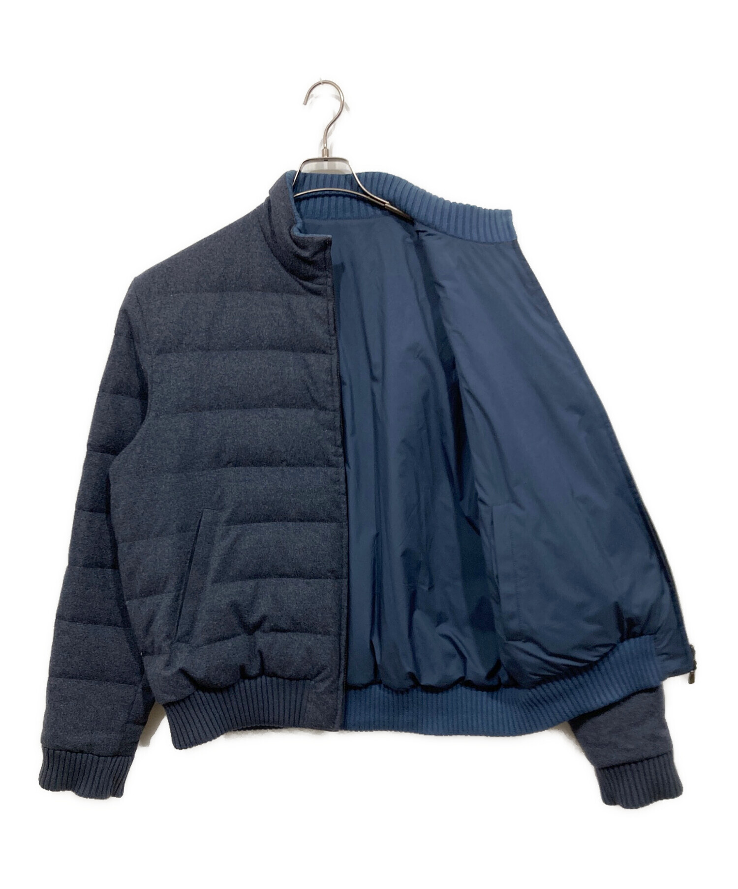 中古・古着通販】LORO PIANA (ロロピアーナ) GATEWAY BOMBER グレー 