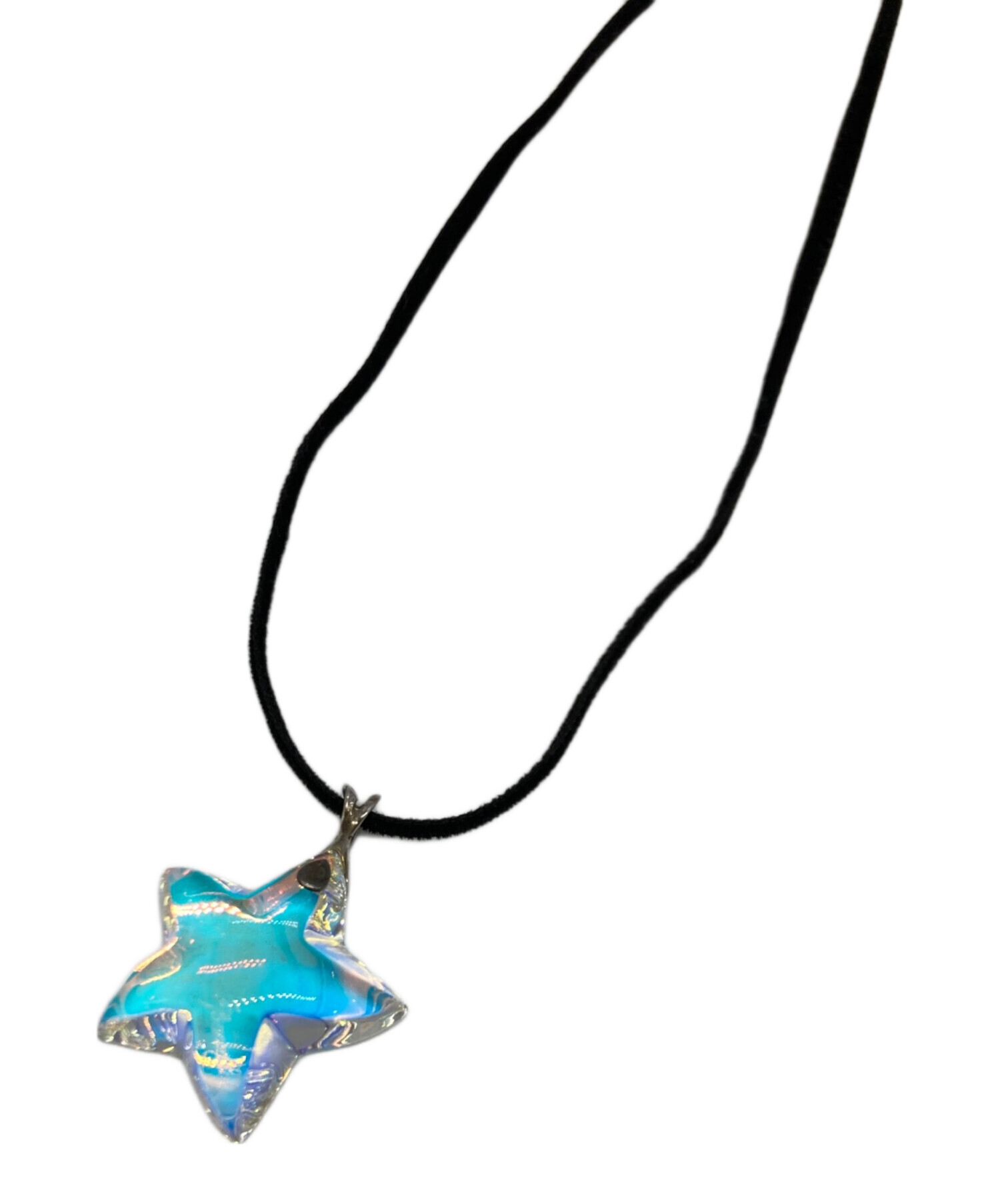 バカラ　Baccarat ネックレス　スター　ブルー　チョーカー　希少 SALE】バカラ Baccaratネックレス スター ブルー チョーカー 希少 楽天