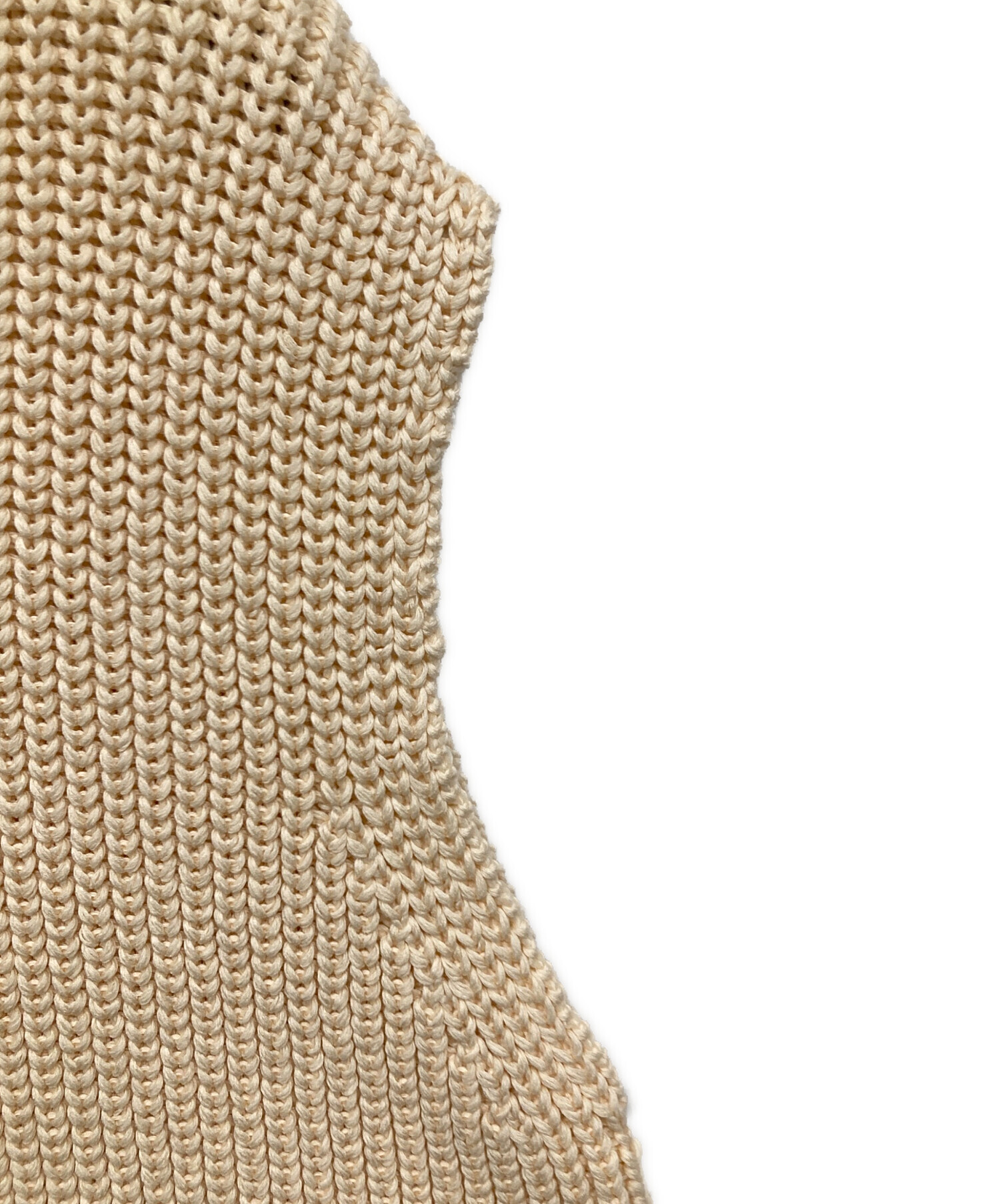 中古・古着通販】machatt (マチャット) ニットベスト アイボリー