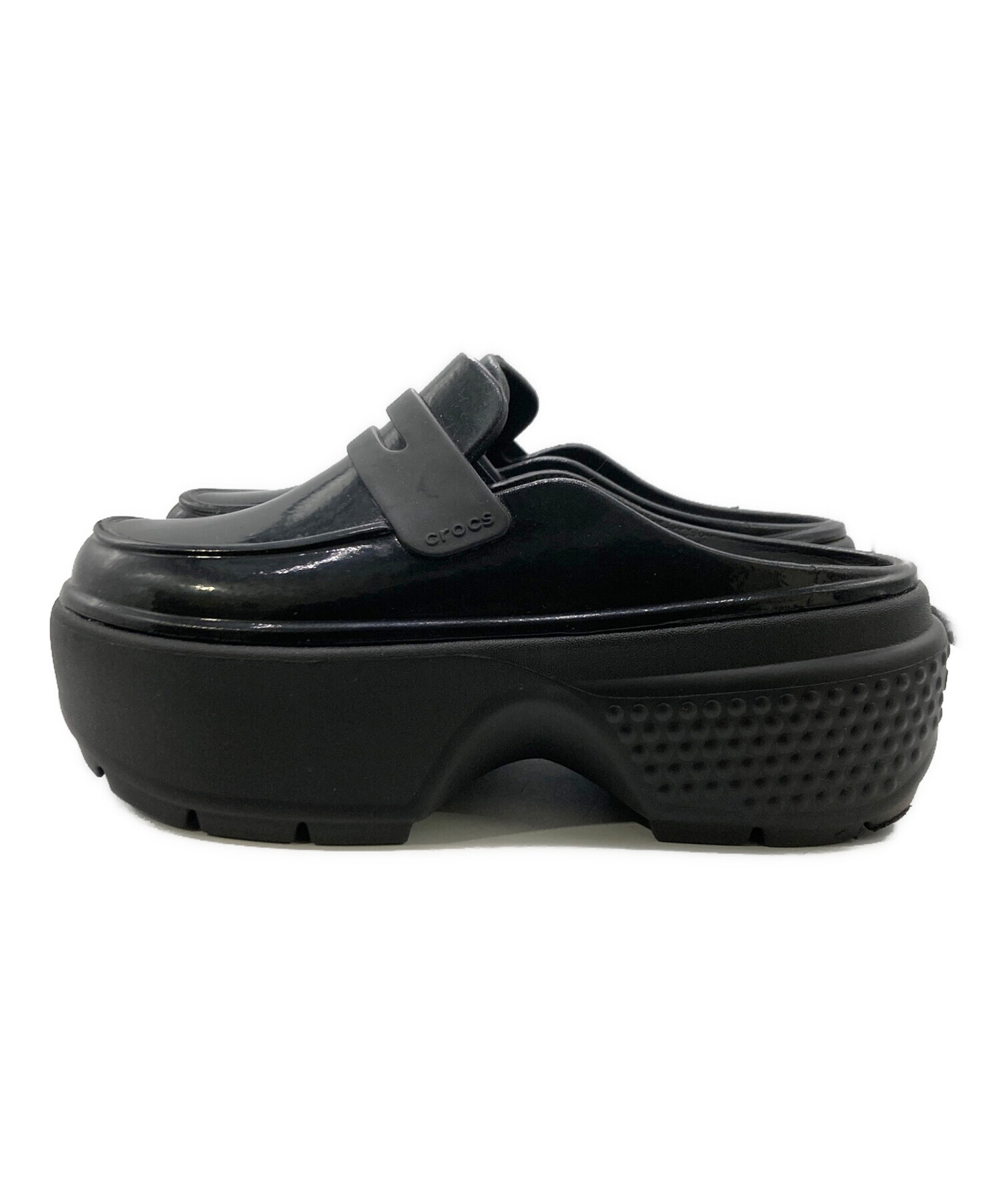 中古・古着通販】crocs (クロックス) stomp high shine loafer