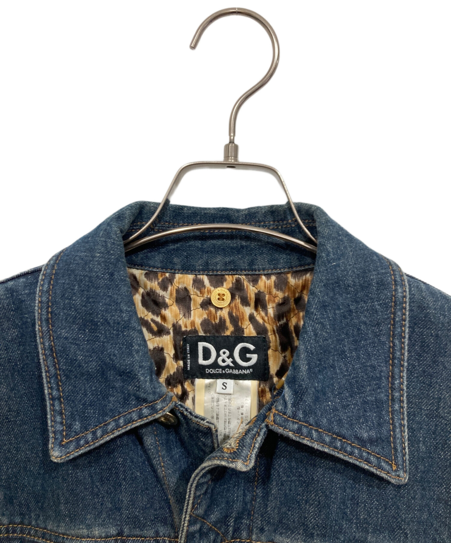 中古・古着通販】D&G (ディーアンドジー) デニムジャケット ブルー 