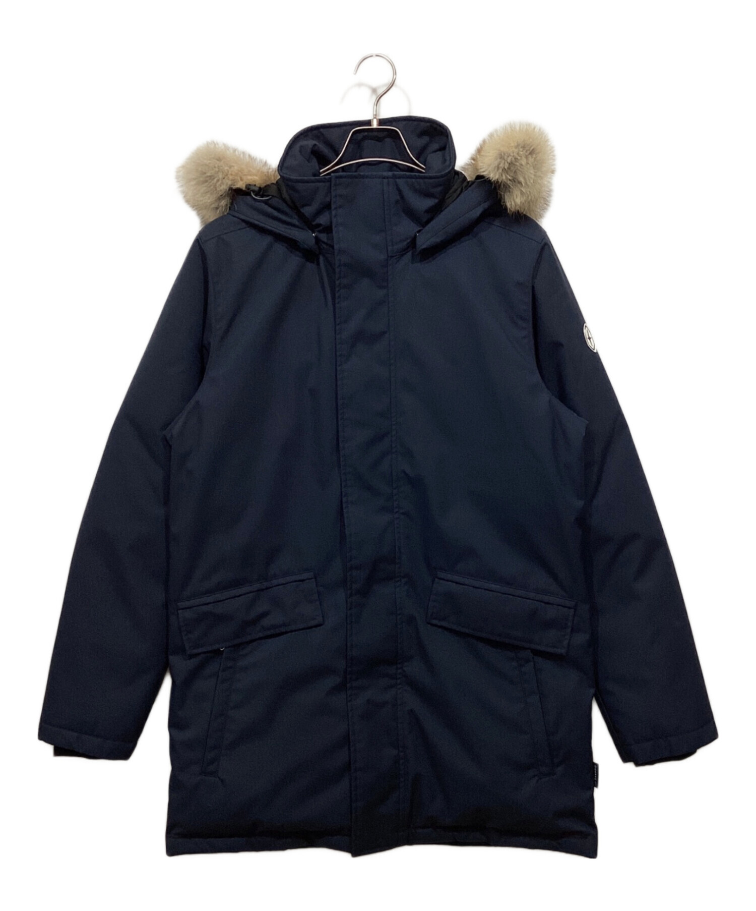 中古・古着通販】Quartz Co (クオーツコー) ダウンコート ネイビー 