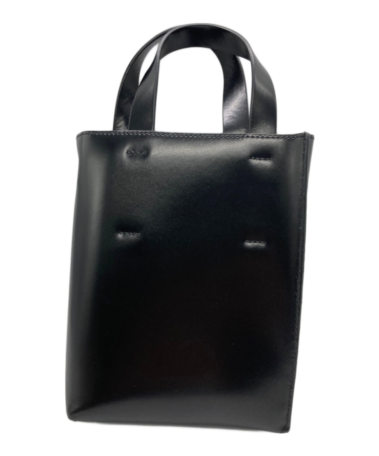 ○マルニ MARNI コットンキャンバス 牛革 トートバッグ ユニセックス 男女兼用 レディース 【中古】 中古 中古・古着通販】MARNI (マルニ) MUSEO NANO ショルダーバッグ