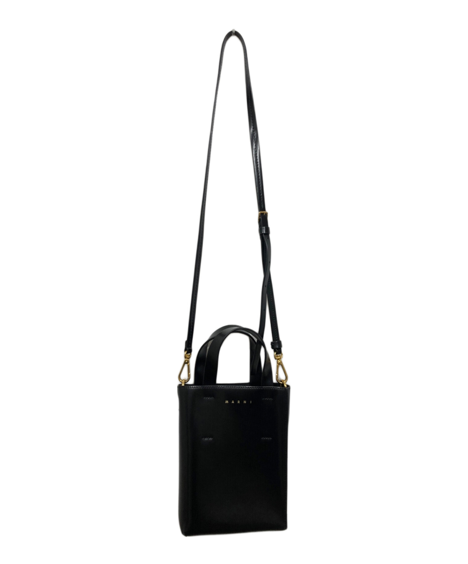 MARNI マルニ ショルダーバッグ  黒 【古着】【中古】【送料無料】 中古・古着通販】MARNI (マルニ) MUSEO NANO ショルダーバッグ
