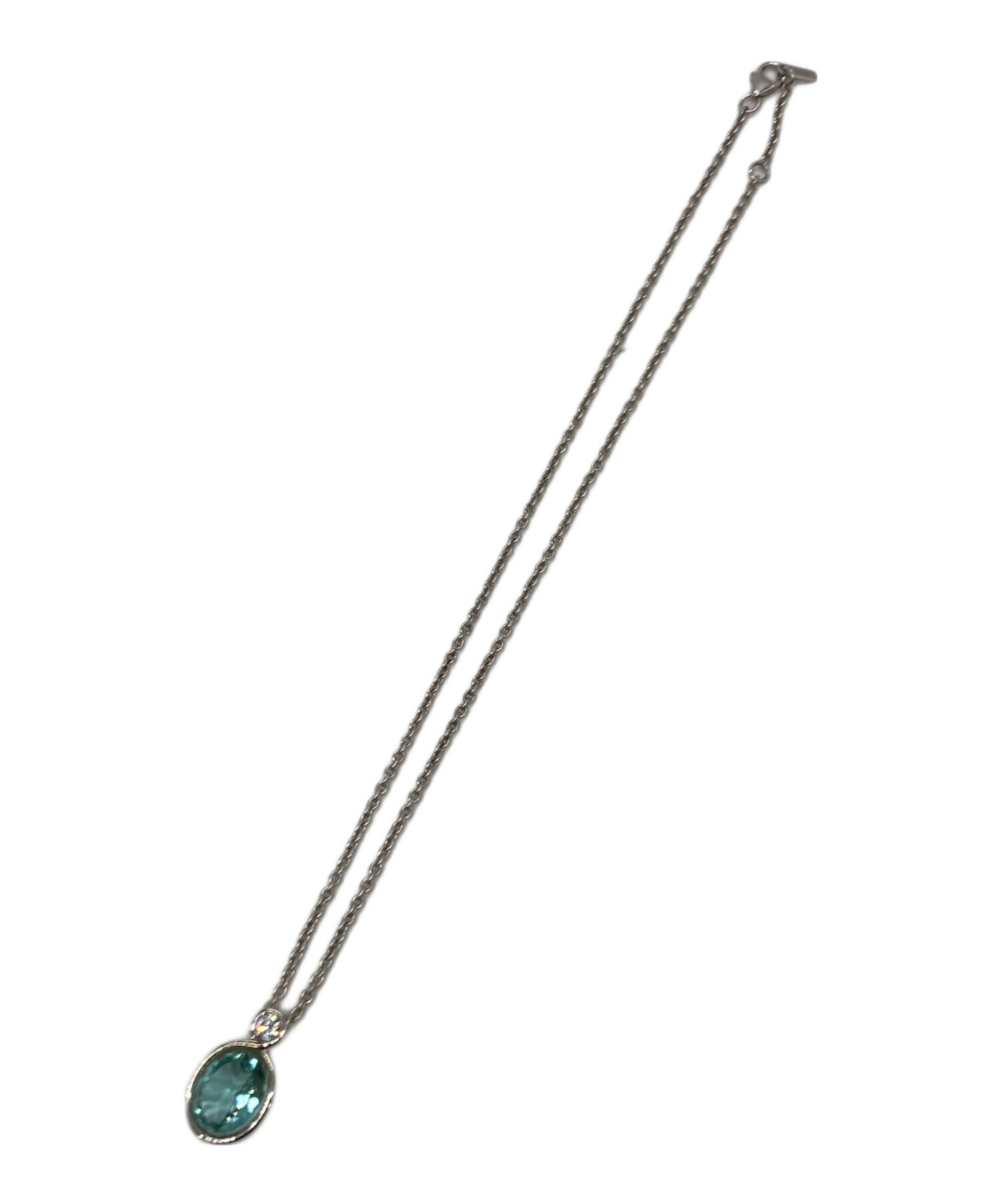 中古・古着通販】Baccarat (バカラ) クロワゼ ネックレス ブルー