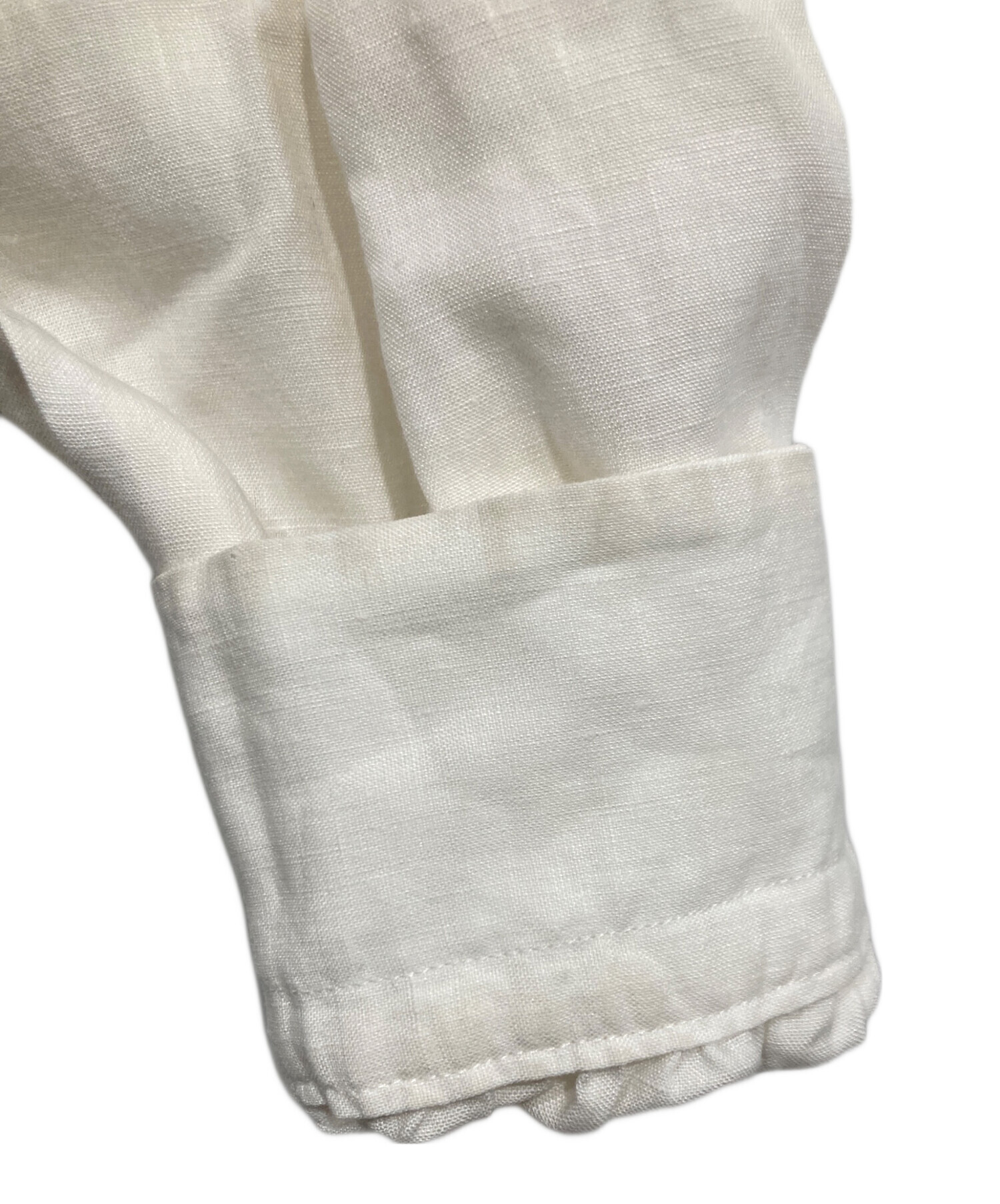 中古・古着通販】SCYE (サイ) リネン ピンタックブラウス ホワイト