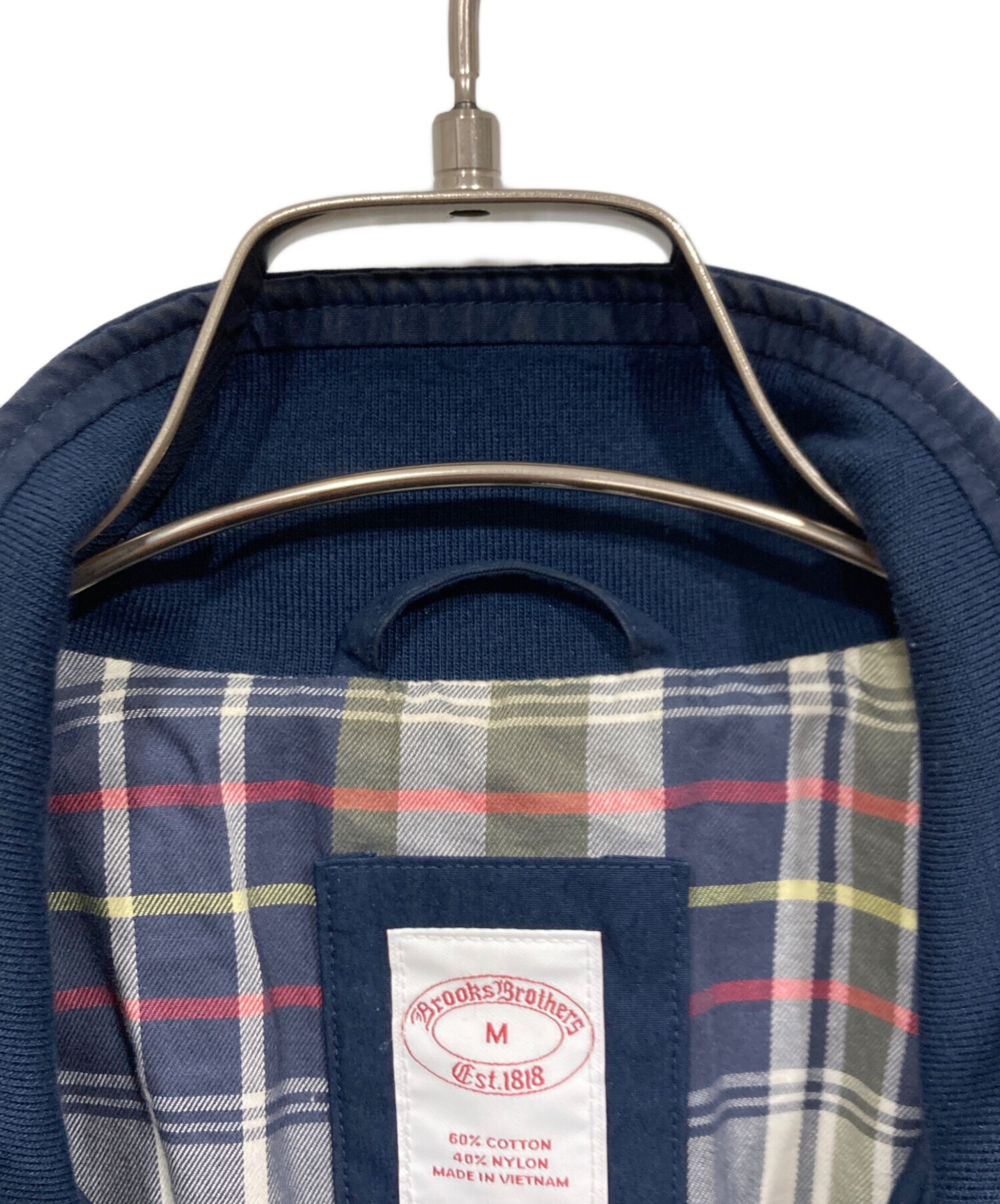 新品タグ付き ボマージャケット brooks brothers sサイズ ブルー 新品タグ付き ボマージャケット brooks brothers sサイズ ブルー