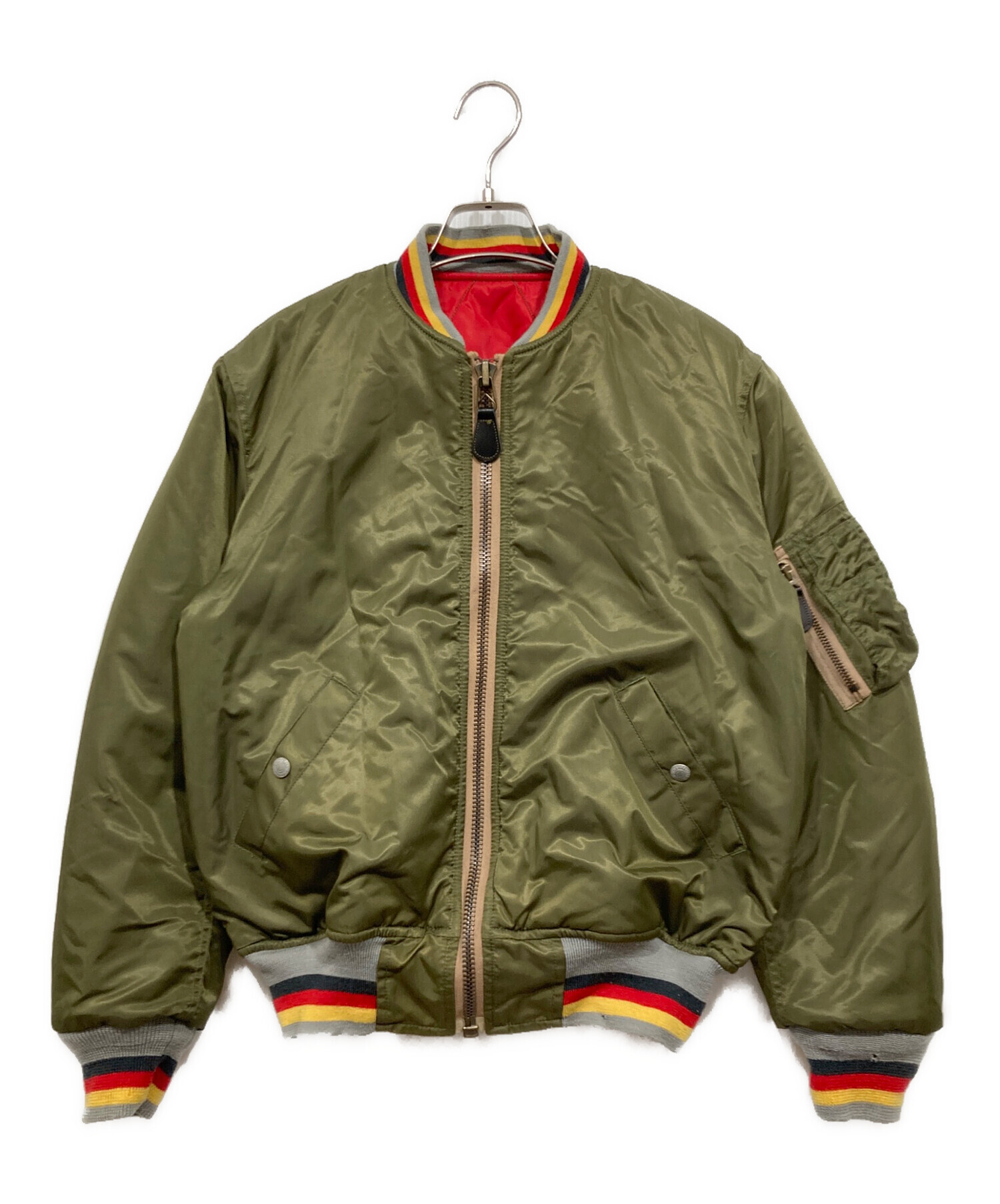 EVISU エヴィス　MA-1 リバーシブル　L 中古・古着通販】EVISU (エヴィス) MA-1 リバーシブルフライト