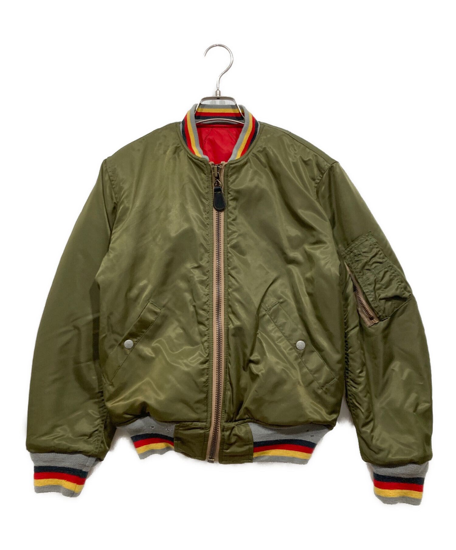 EVISU エヴィス　MA-1 リバーシブル　L 中古・古着通販】EVISU (エヴィス) MA-1 リバーシブルフライト